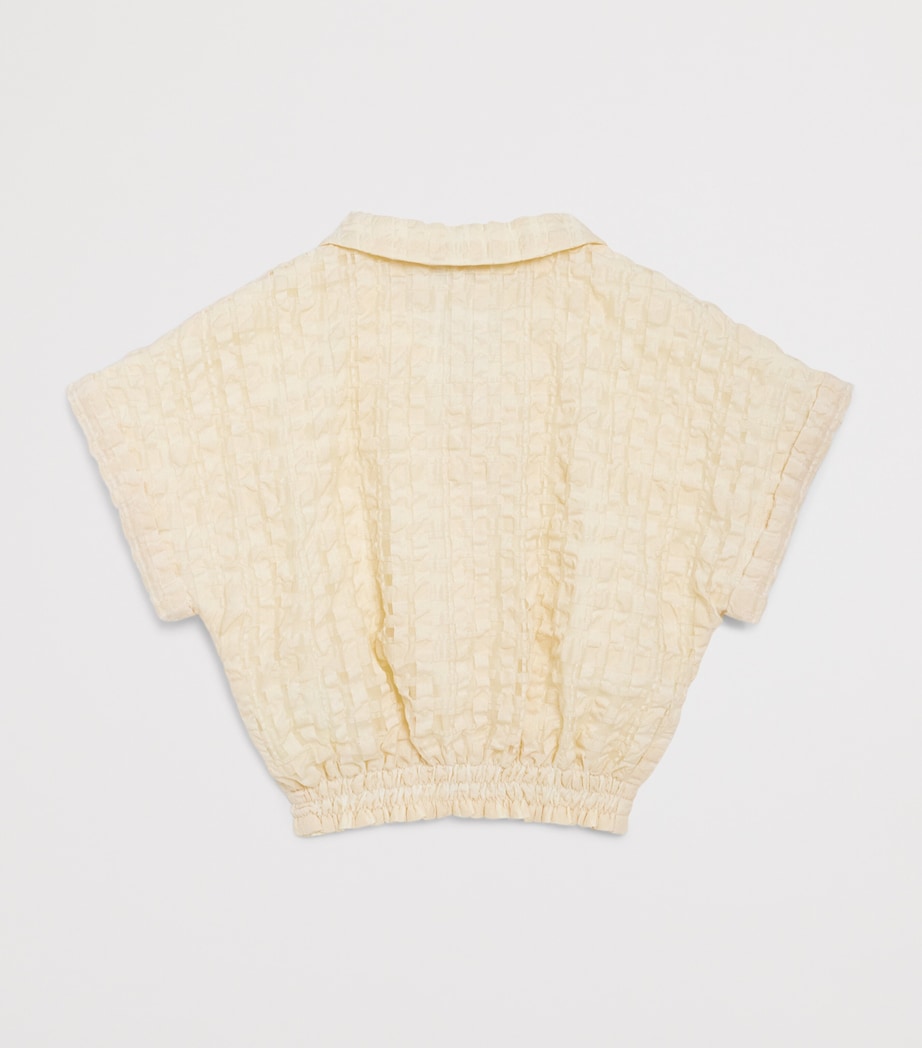 Versace Kids Organza Cloqué Shirt (4-14 Years) Image 2