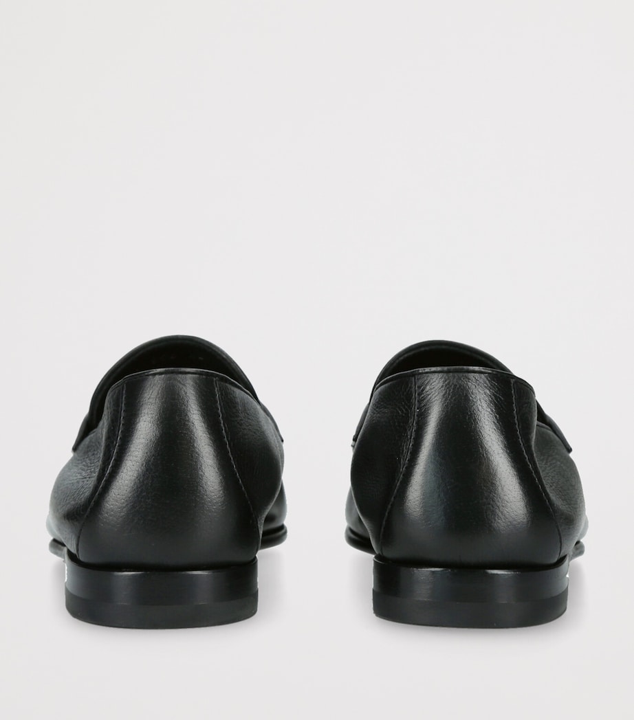 Leather Loafers BLACK Image 2