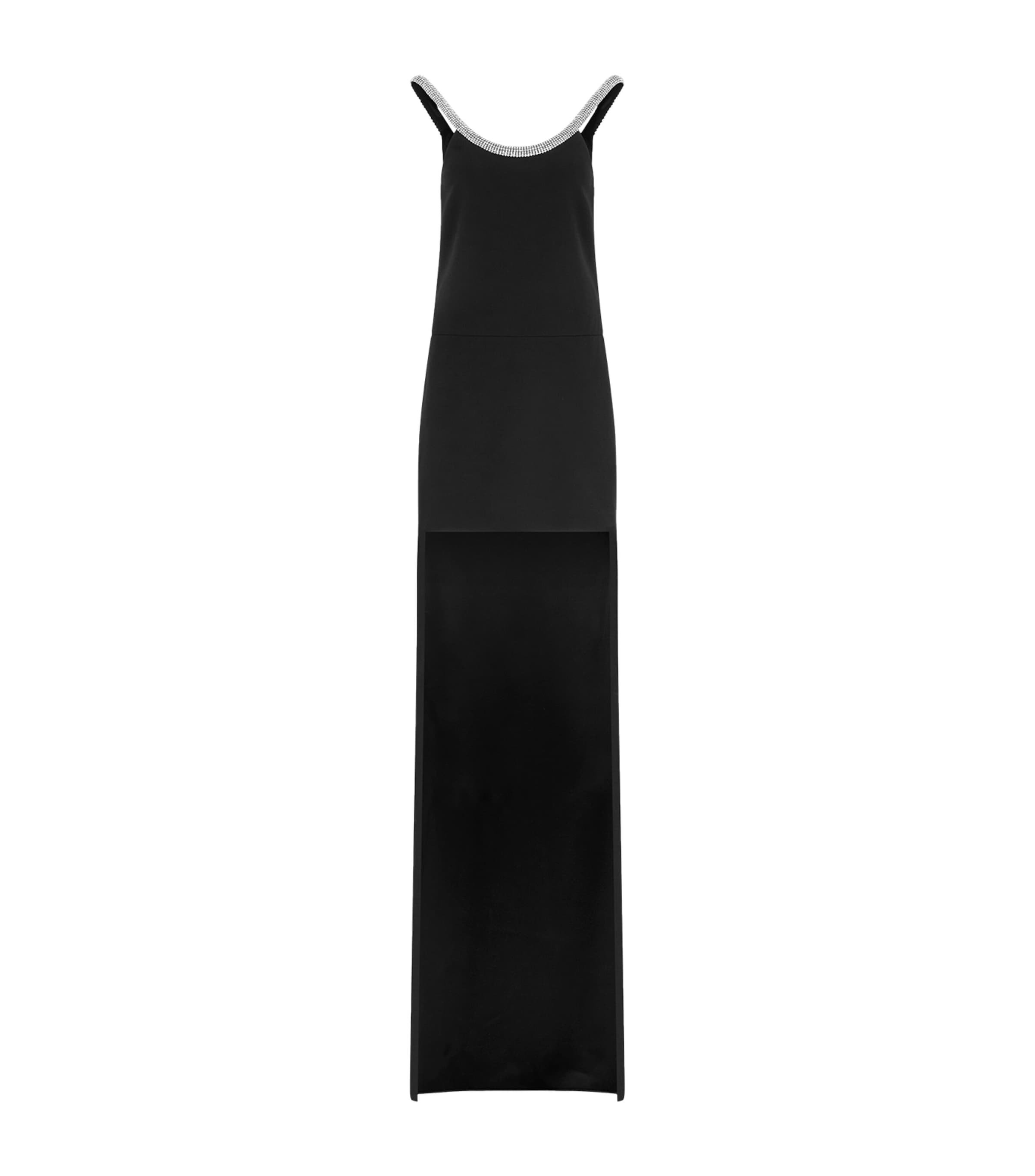 TOM FORD Womens Satin Embellished Maxi Dress Naa Image 1