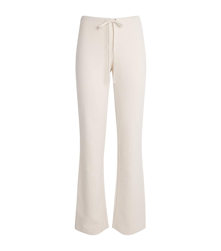 Skims Womens Drapey French Terry Sweatpants Buff Image 1