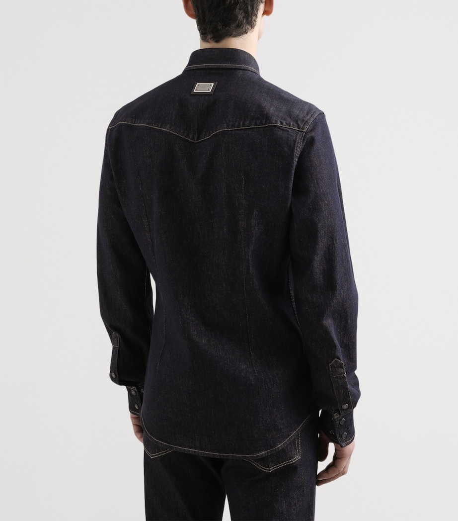 Denim Western Shirt S9001-MULTI Image 3