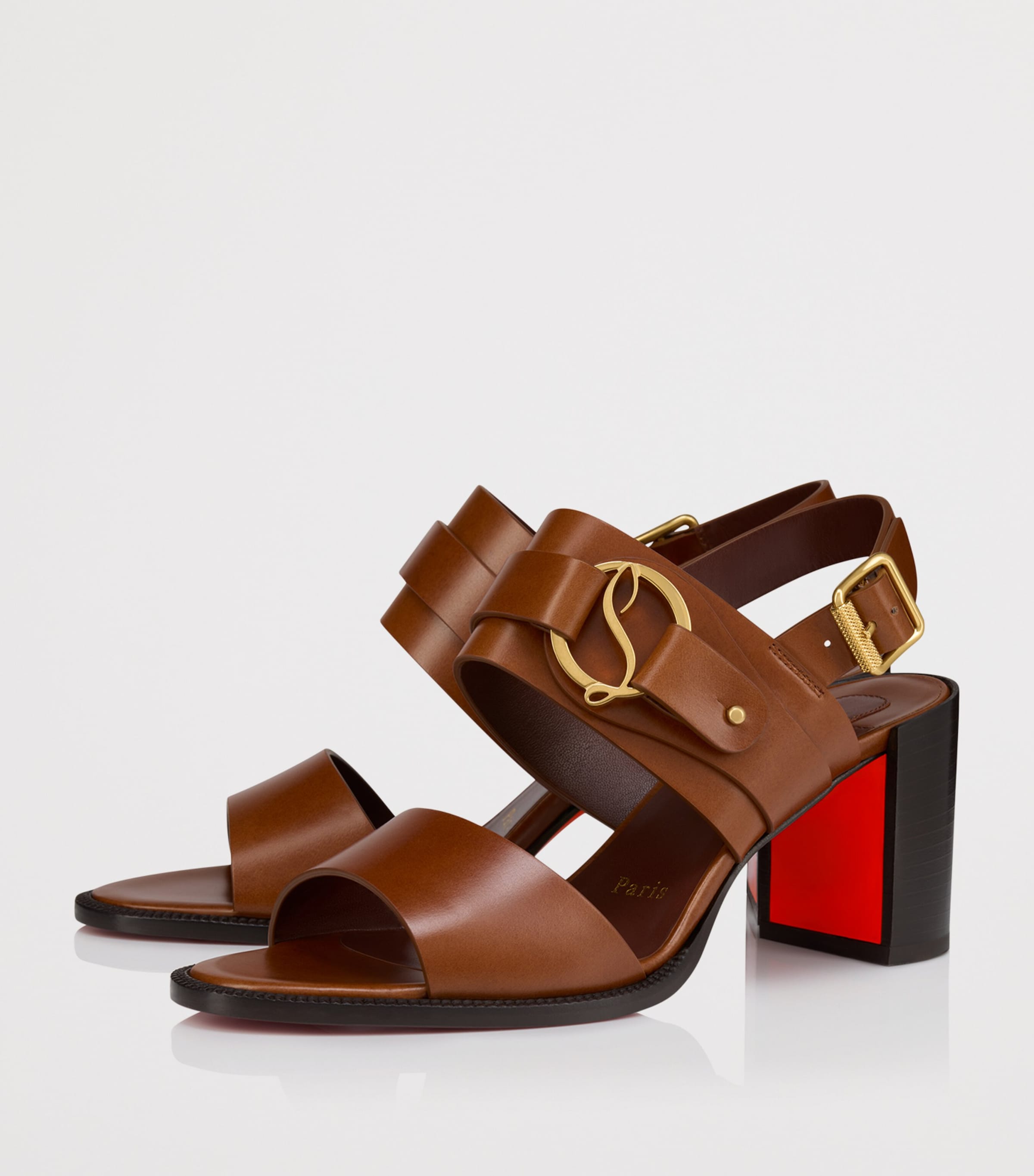 Christian Louboutin Her In Roma Leather Sandals 70 Image 3