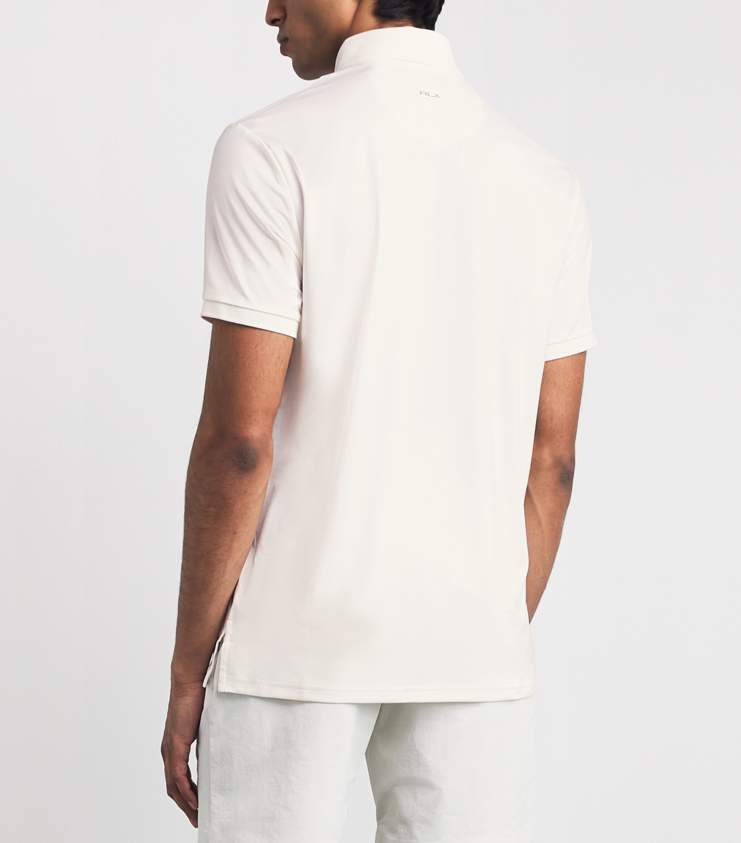 RLX Ralph Lauren Mens Airflow Polo Shirt Ceramic White Image 5