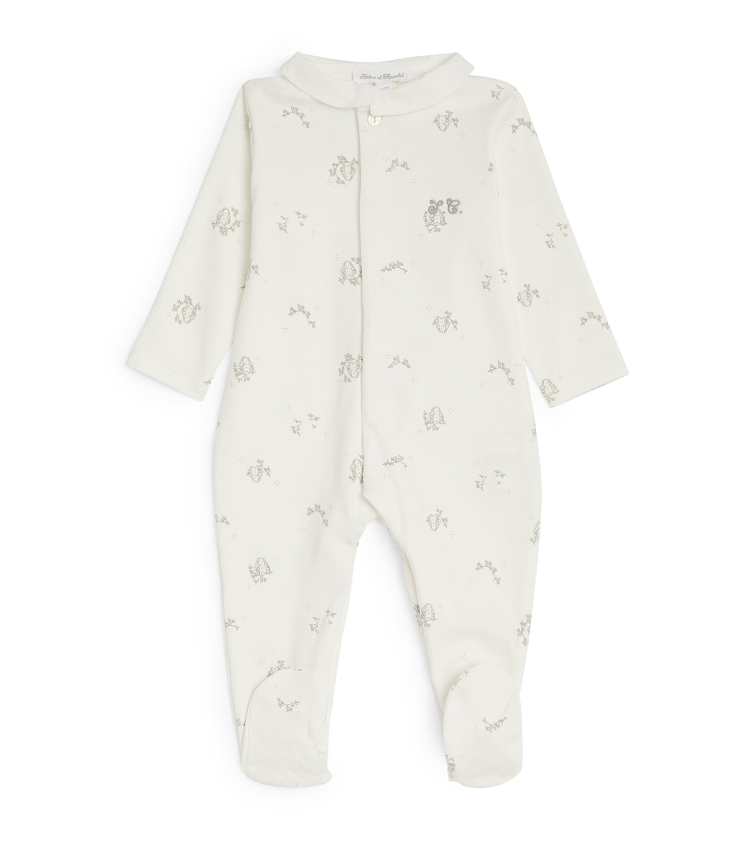 Tartine Et Chocolat Embroidered All-in-one In Ivory