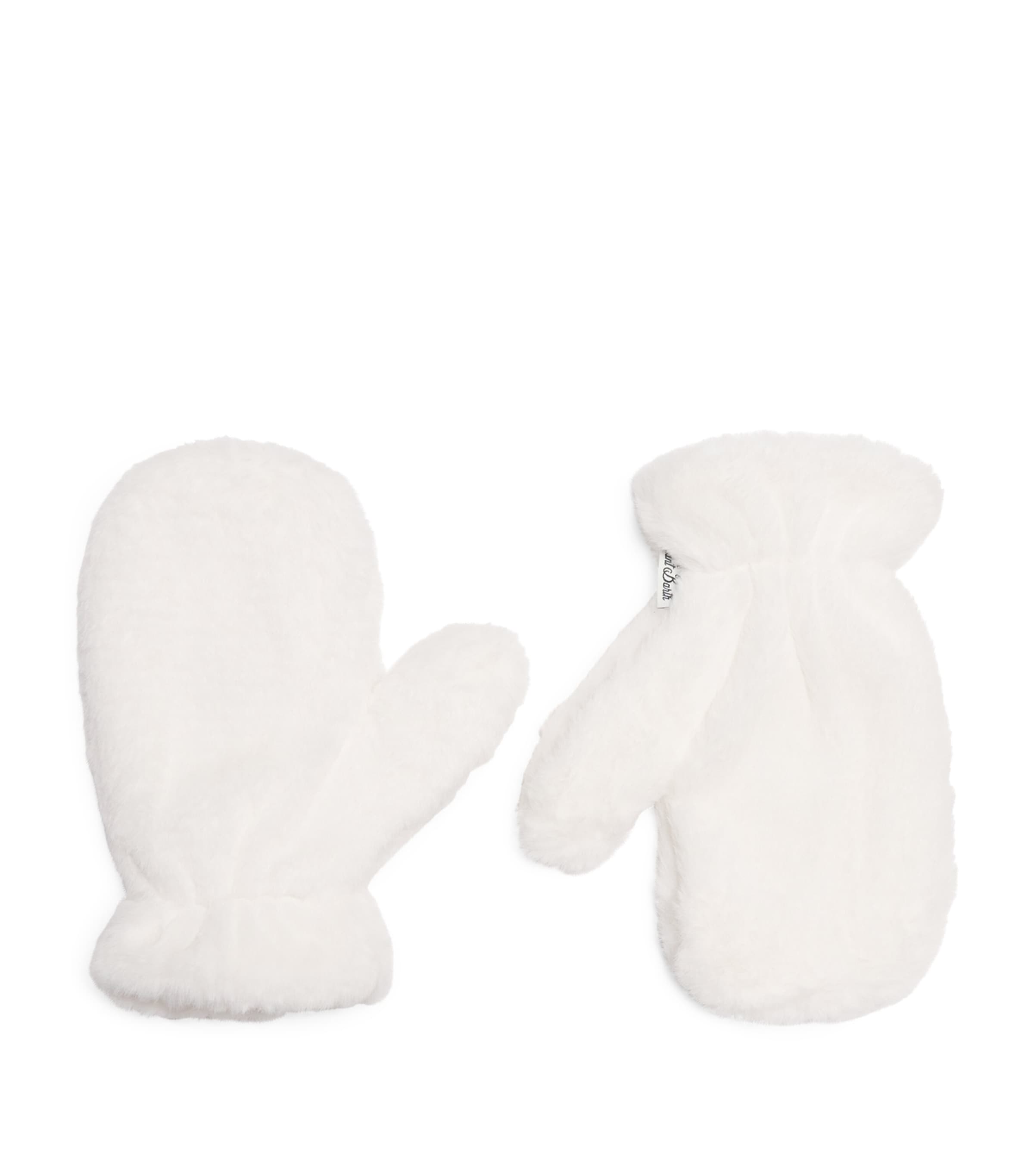 Faux-Fur Muffy Mittens 00040I10OFFWHITE Image 1