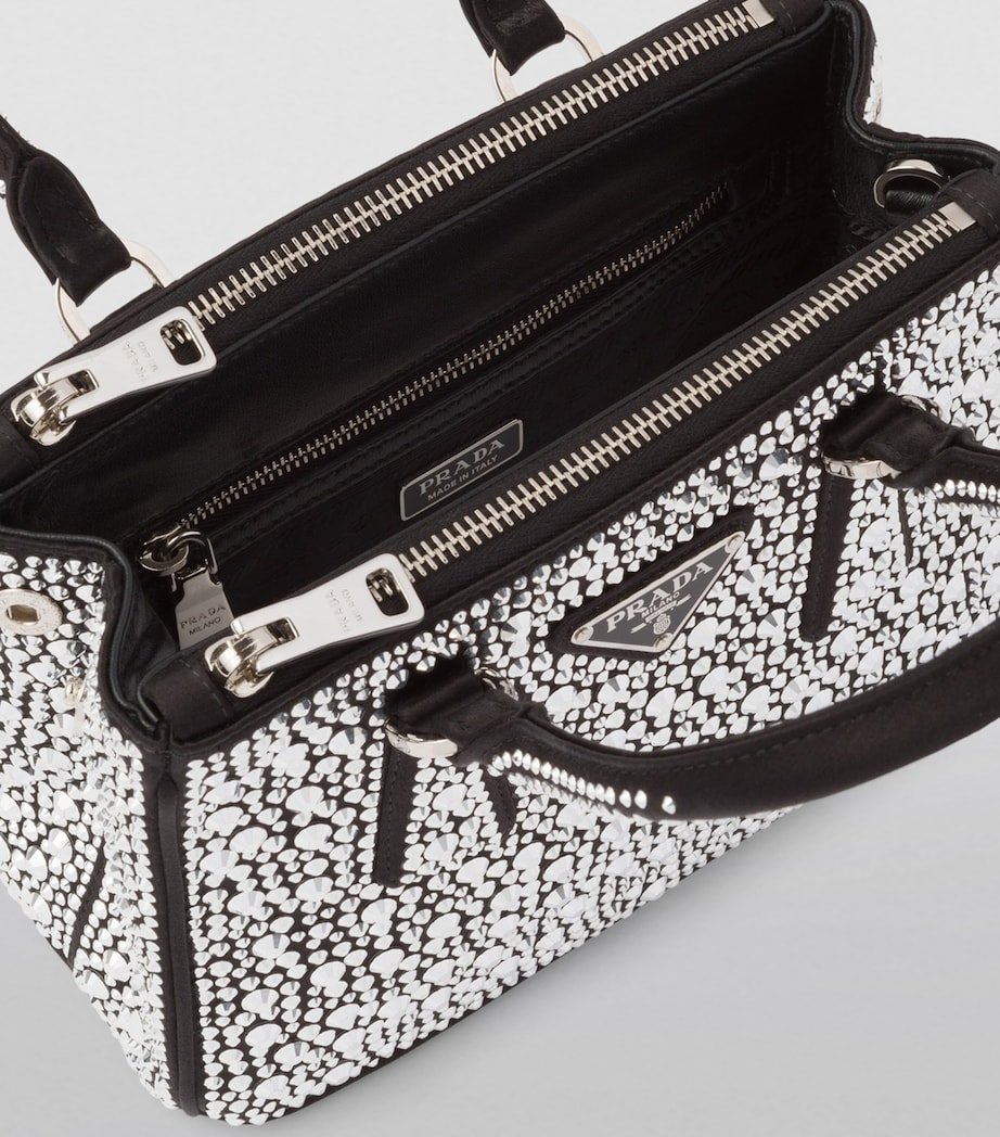 Prada Mini Embellished Galleria Top-Handle Bag Image 2