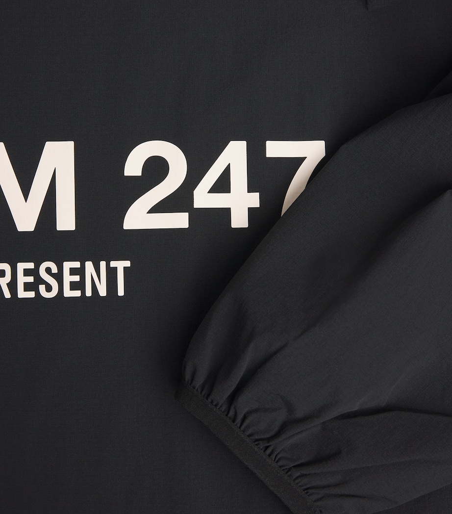 Represent 247 Mens Hooded Team 247 Track Jacket Jet Black Image 6