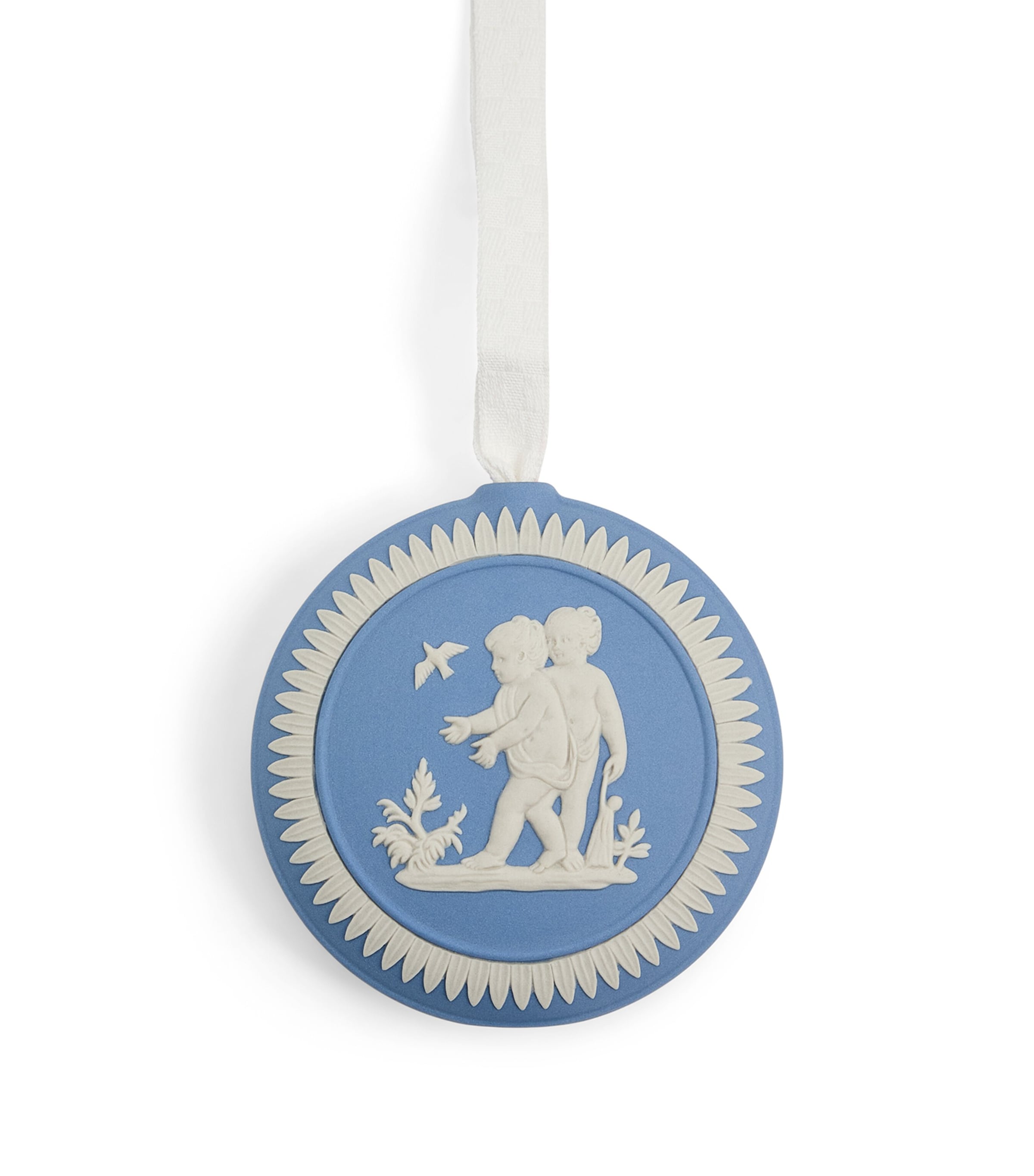 Wedgwood New Baby Tree Decoration In Blue
