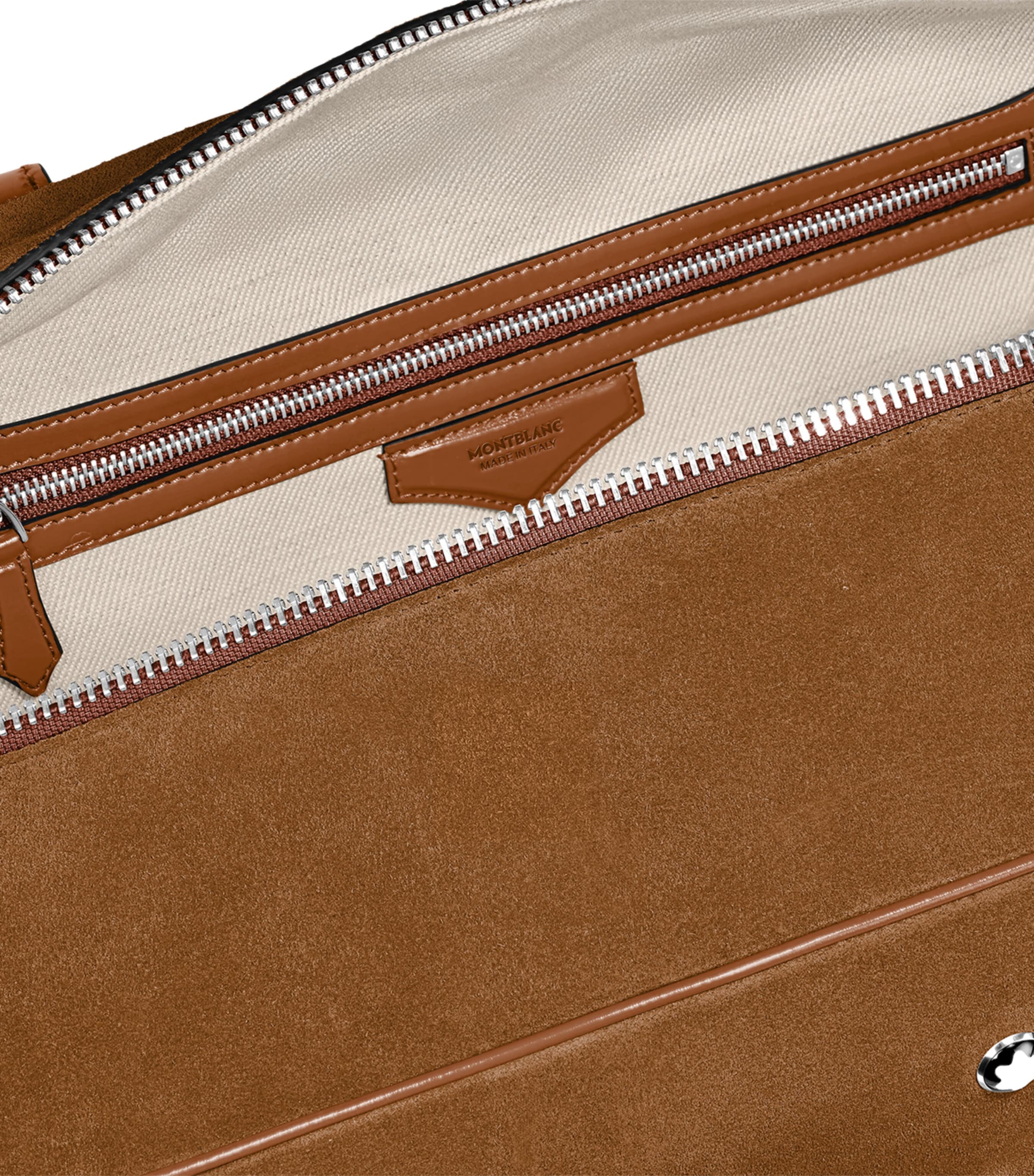 Montblanc Suede Weekender 45 Holdall Caramel Image 5