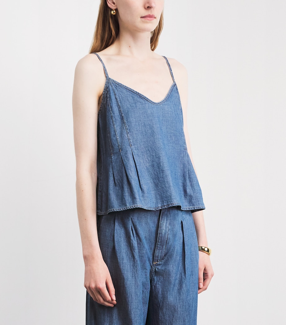 PAIGE Womens Denim Esther Cami Top Azusa Image 4