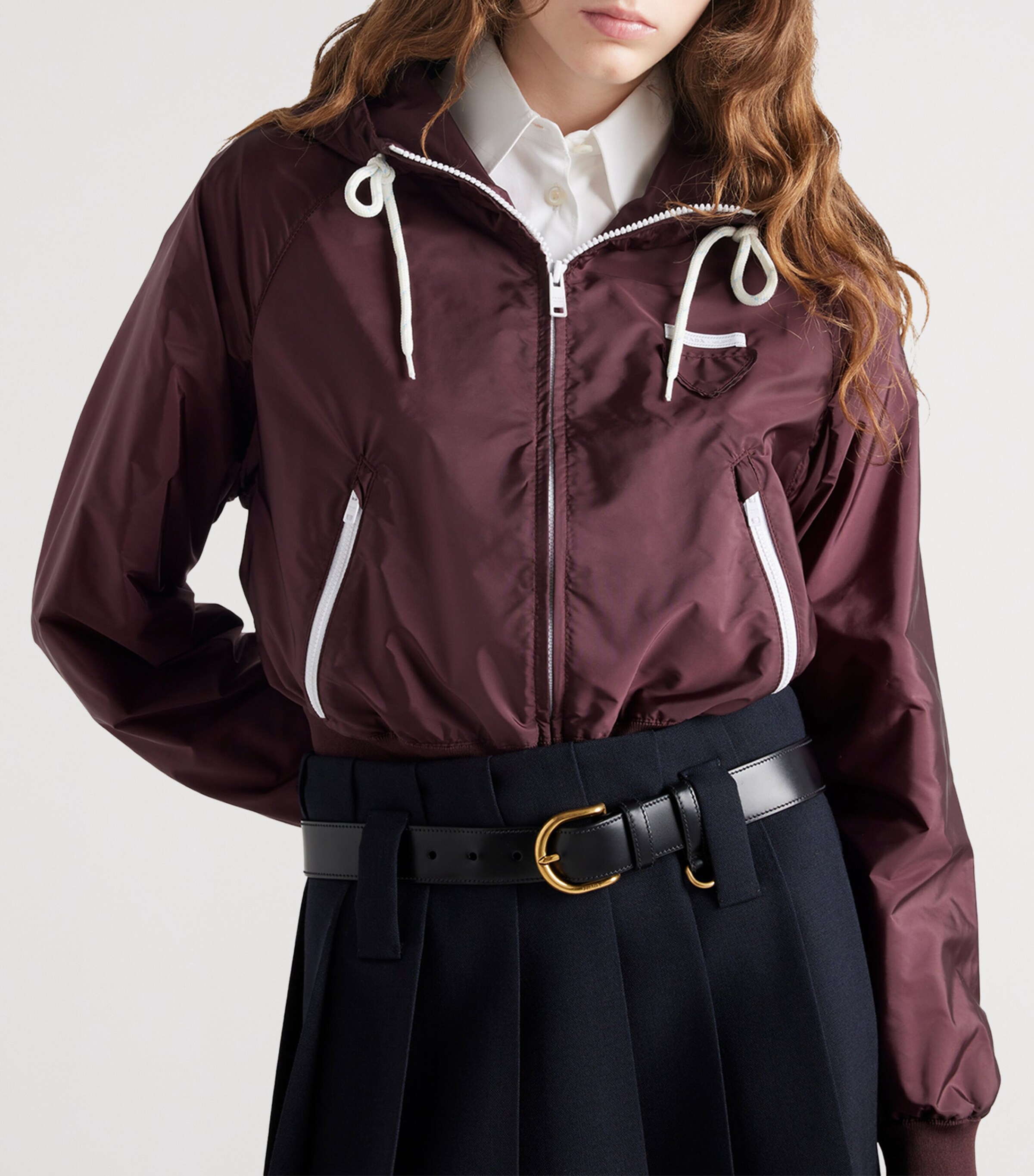 Re-Nylon Hooded Jacket F0403 Image 4