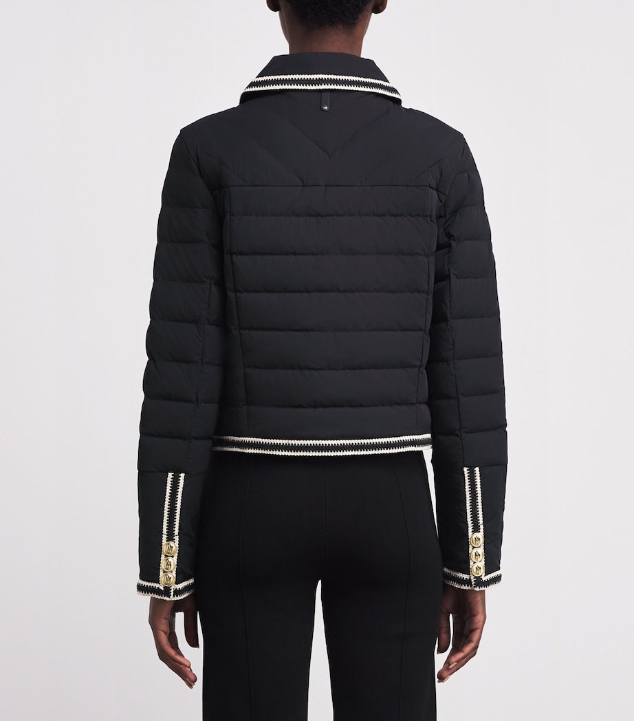Water-Repellent Down Petunia Jacket BLACK Image 4