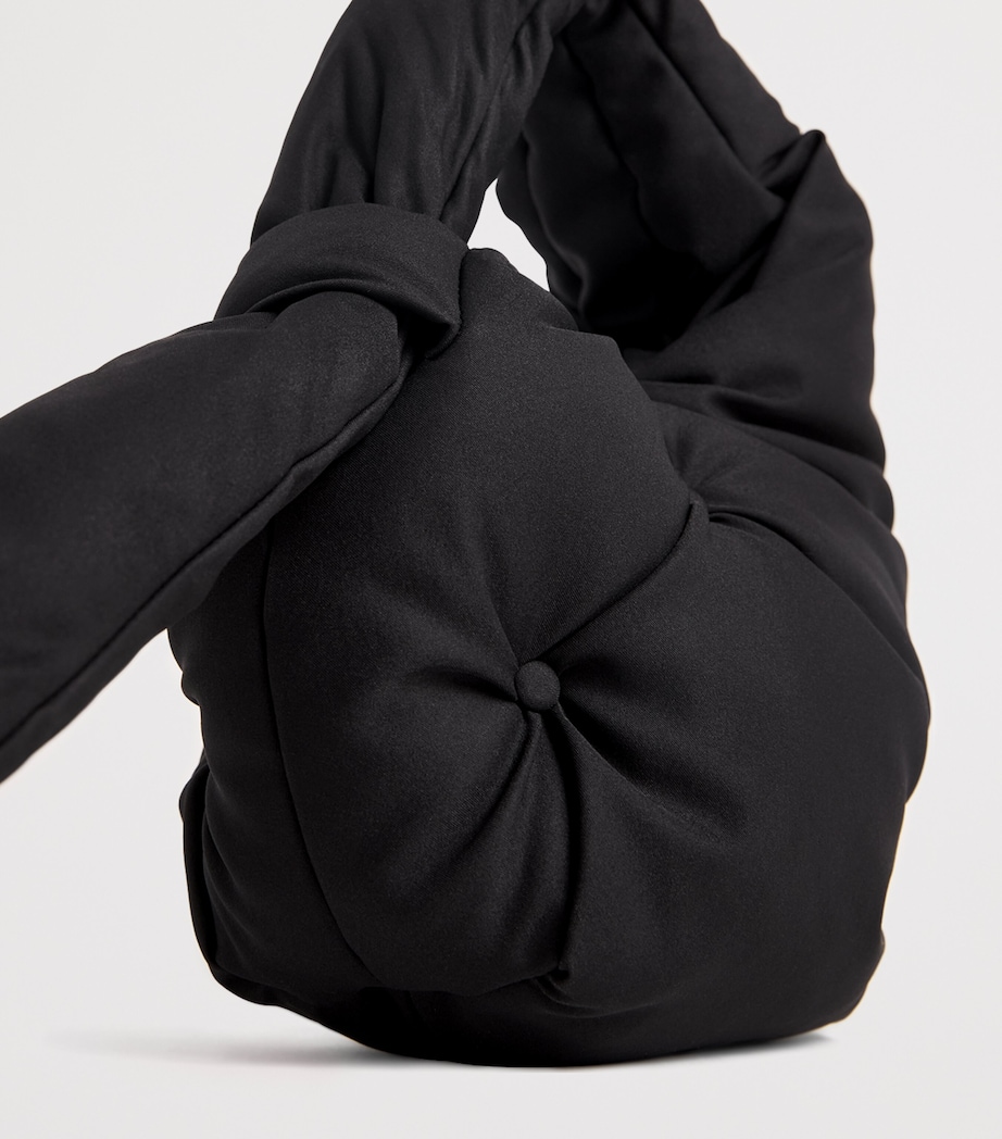 Pumped Top-Handle Bag BLACK Image 6