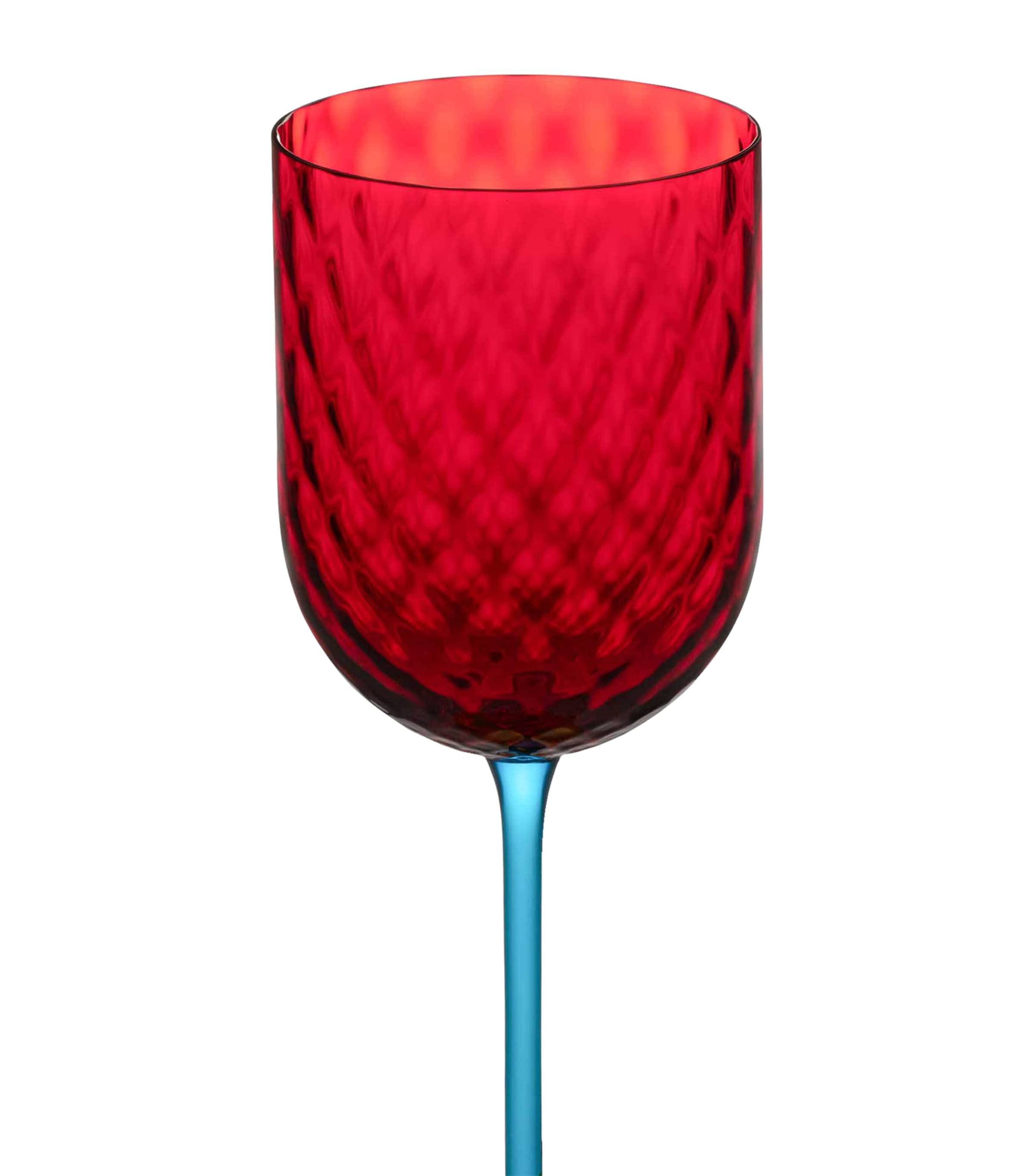 Dolce&Gabbana Casa Carretto Wine Glass Blu/rosso/giallo Image 2