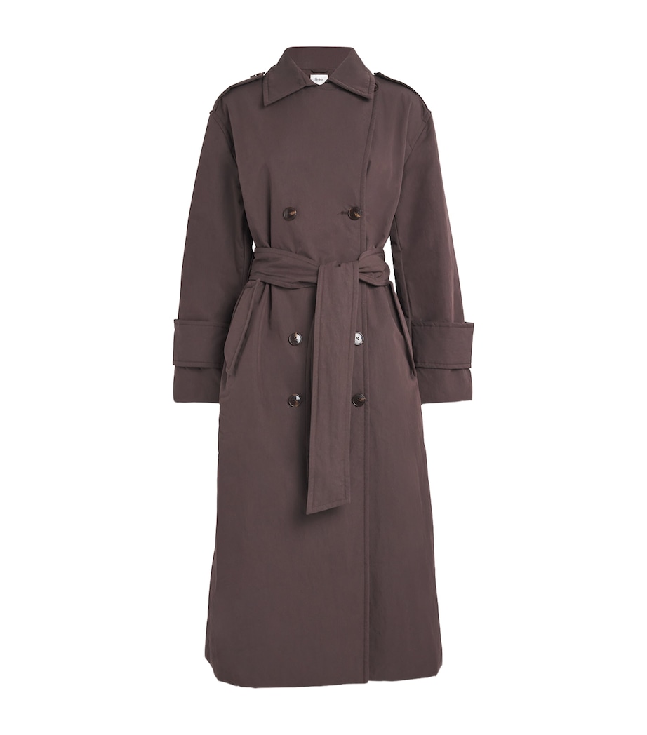 Padded Sandra Trench Coat COFFEE Image 1