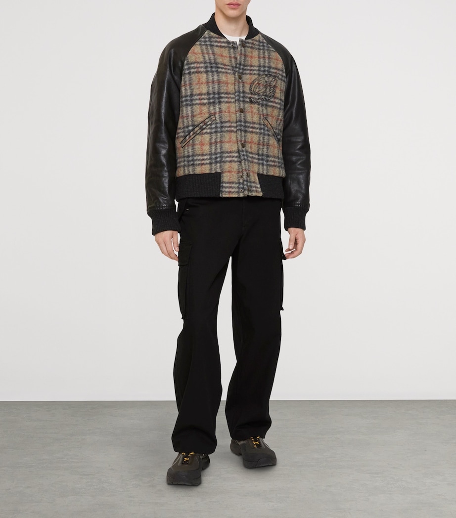 Cotton Cargo Trousers BLACK Image 2