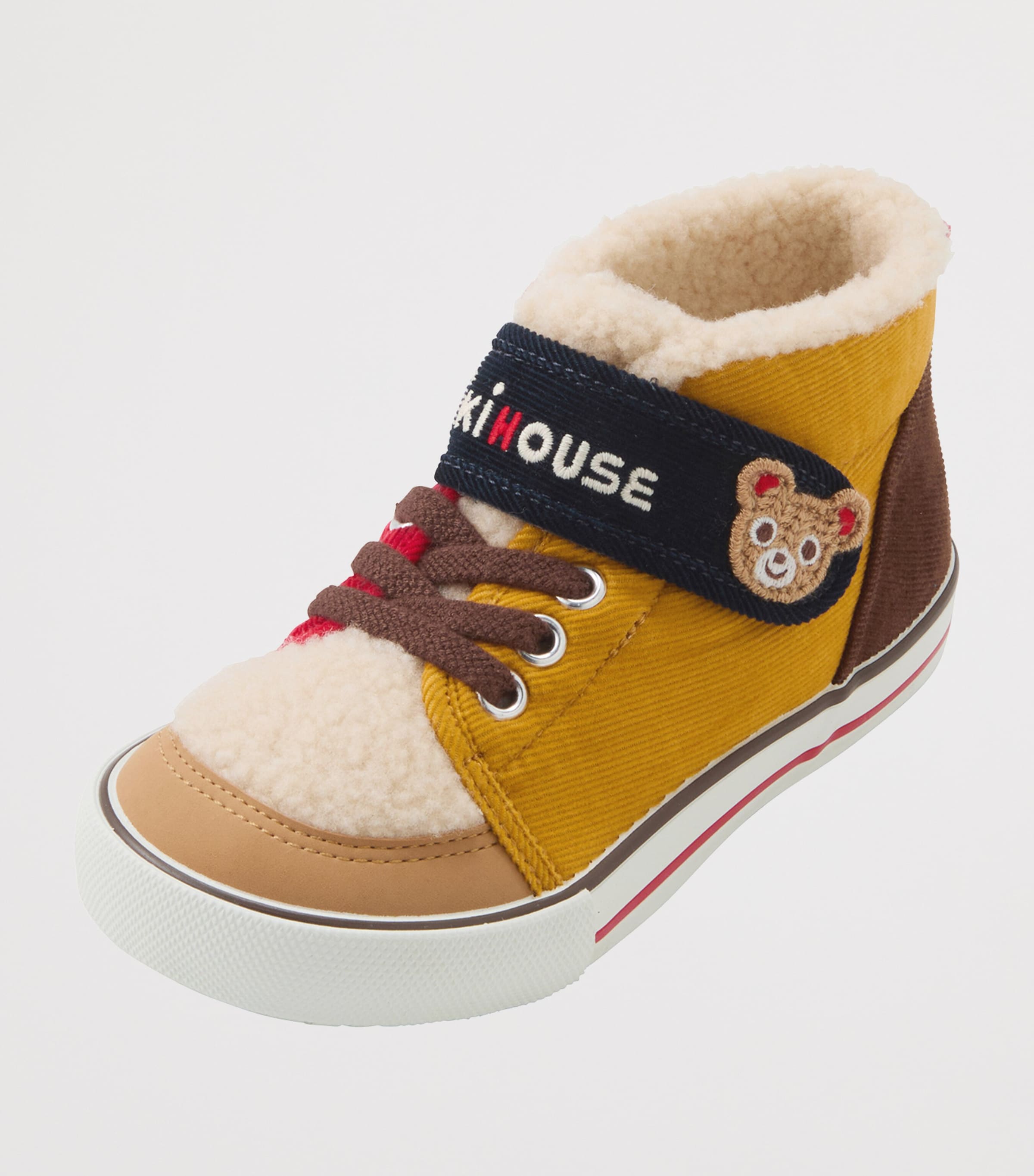 Corduroy-Faux Shearling Pucchi Sneakers 87 Image 6