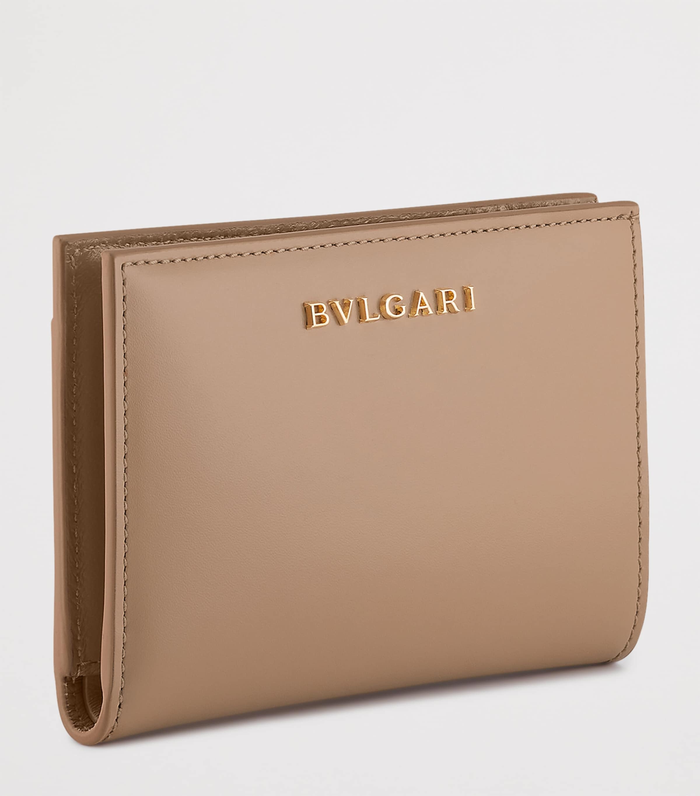 Leather Serpenti Forever Folded Card Holder BEIGE MEDIUM Image 2