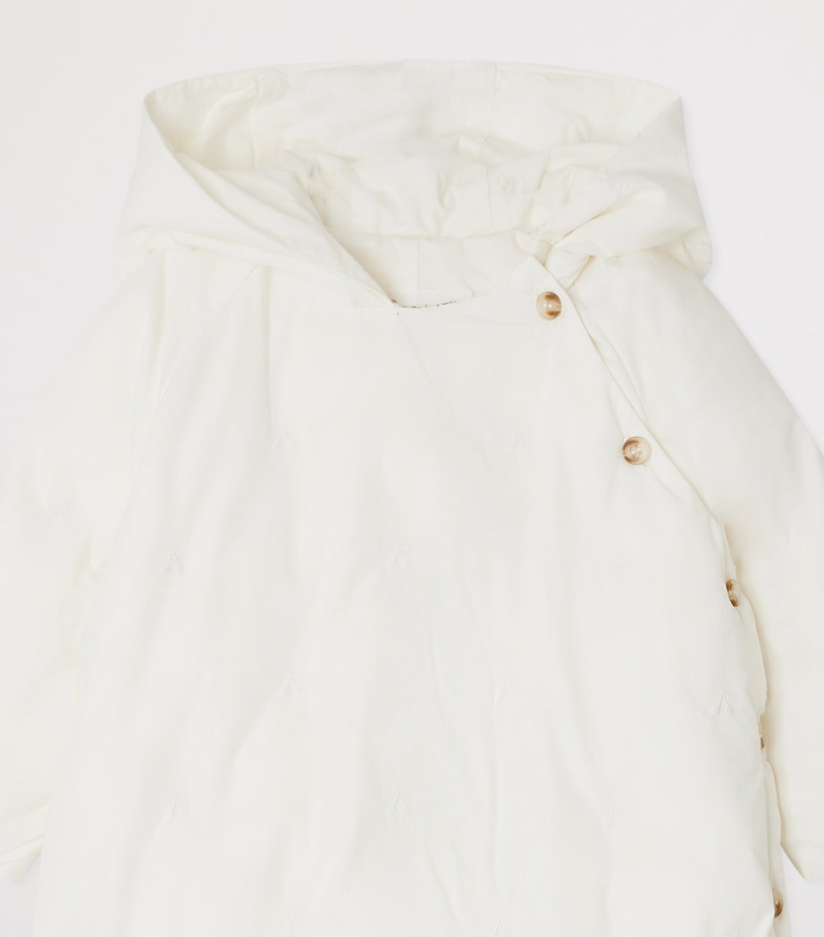 Organic Cotton Carmelo Snowsuit (1-18 Months) BLANC LAIT Image 3