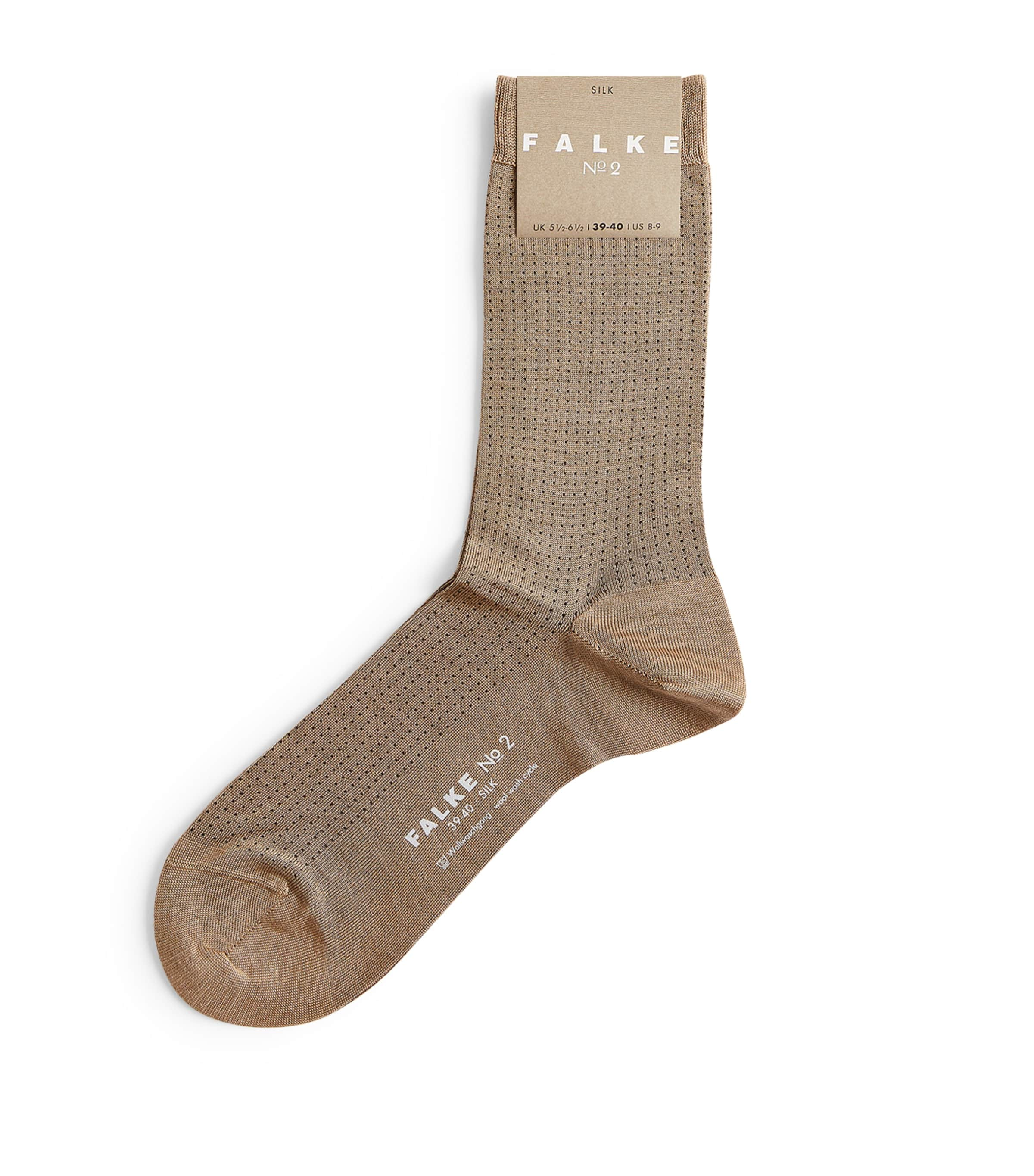 Falke Silk-rich No.2 Socks In Brown