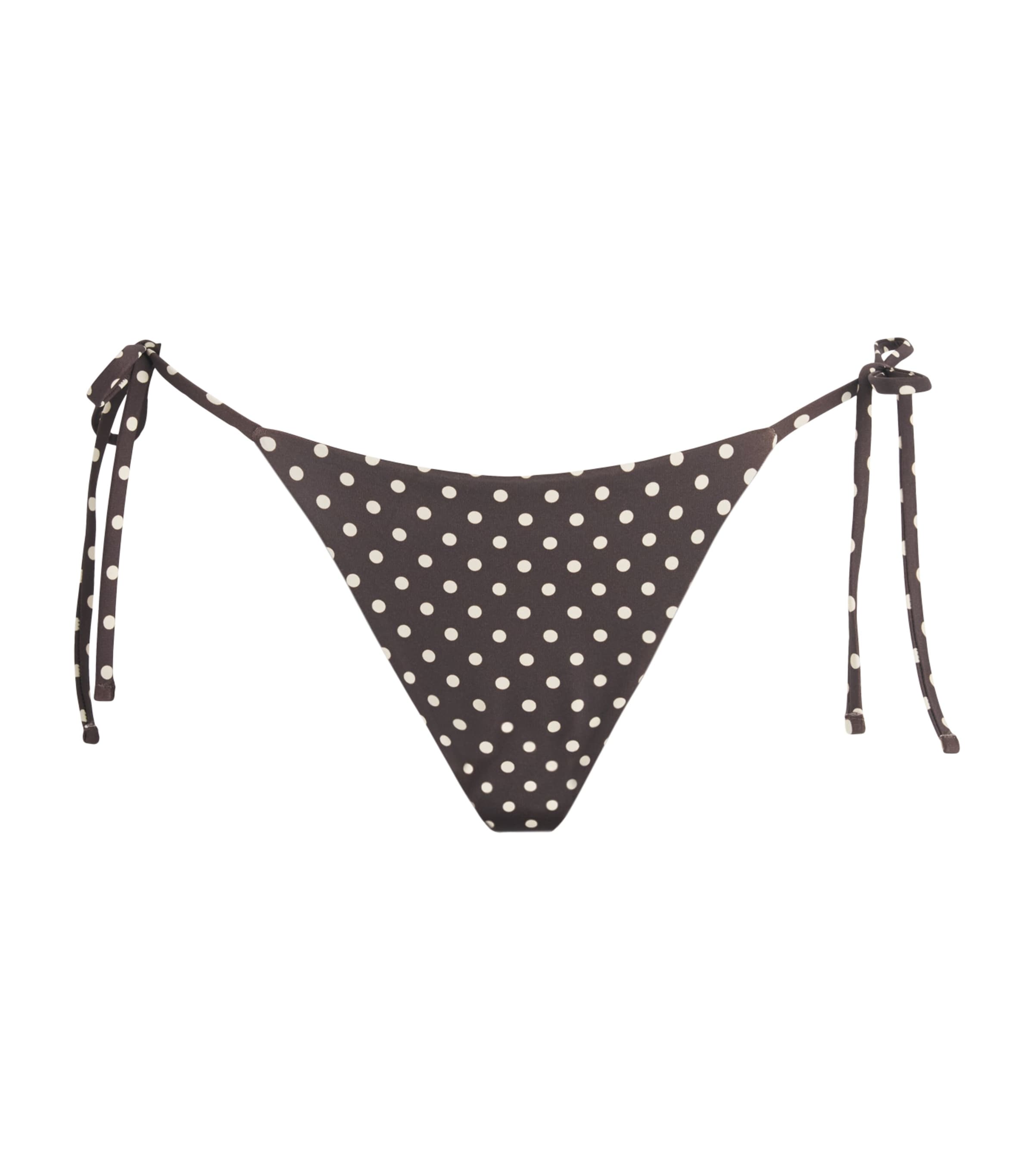 Matteau Womens The String Polka Dot Bikini Bottoms Plka Dot Plk Chc Image 1