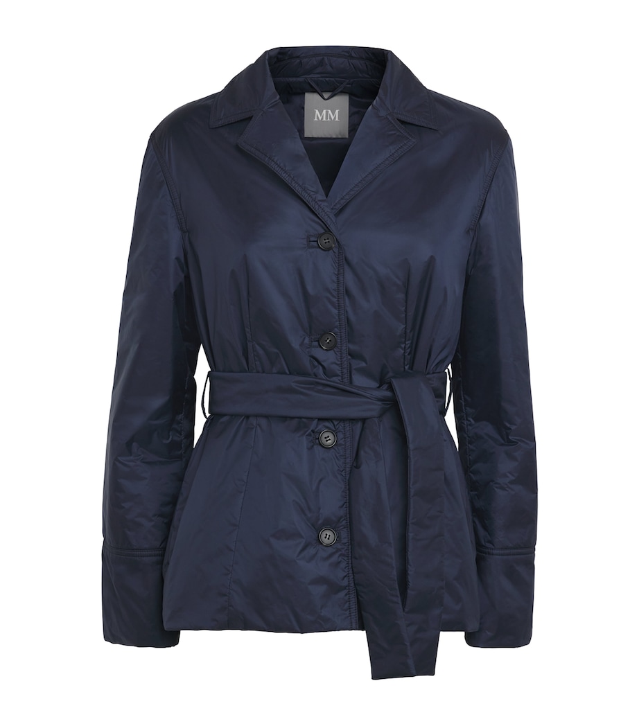 Padded Belted Jacket 012 MIDNIGHT BLUE Image 1
