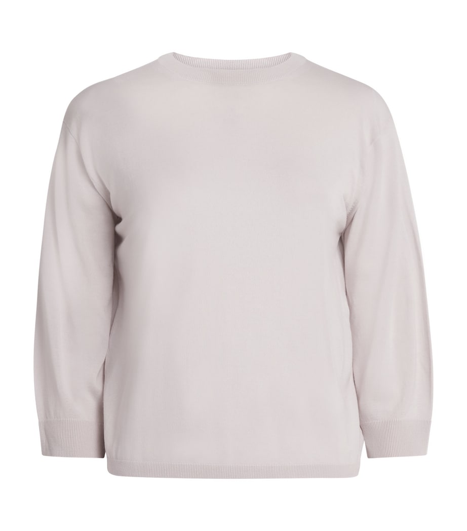 Virgin Wool Sweater WHITE Image 1