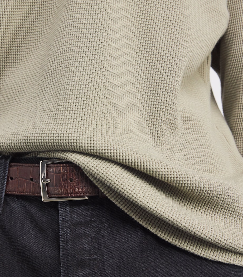 Cotton-Blend Payson Waffle T-Shirt WCER Image 6