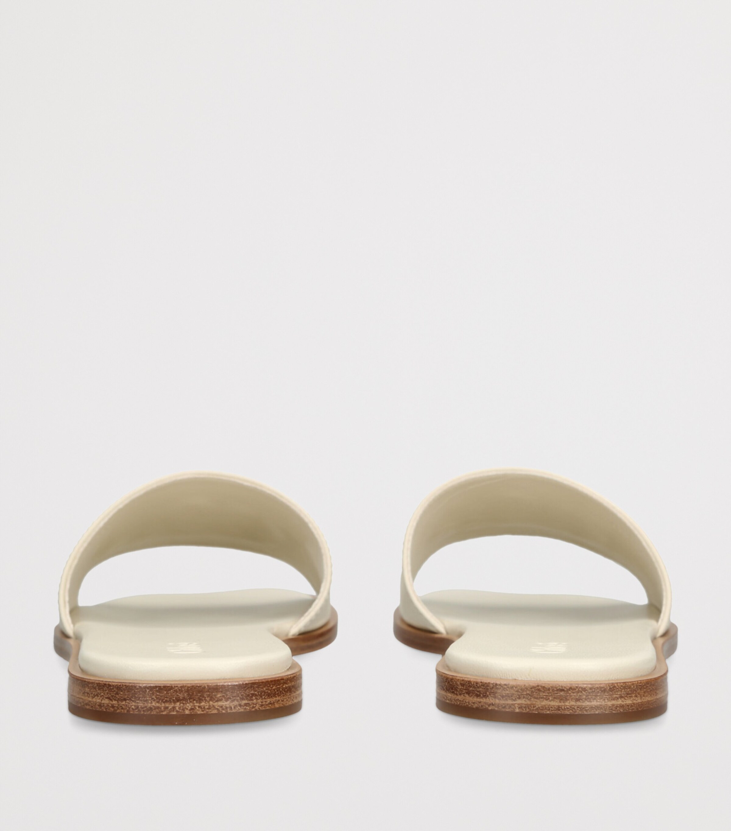 Chloé Leather Soleil Slides White Image 2