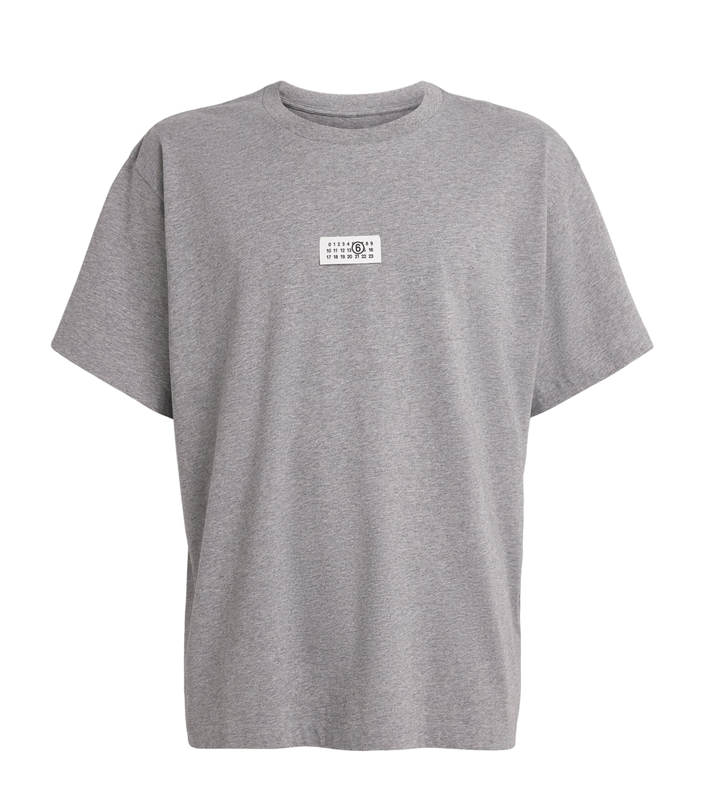 Cotton Numeric Tab T-Shirt 856M Image 1