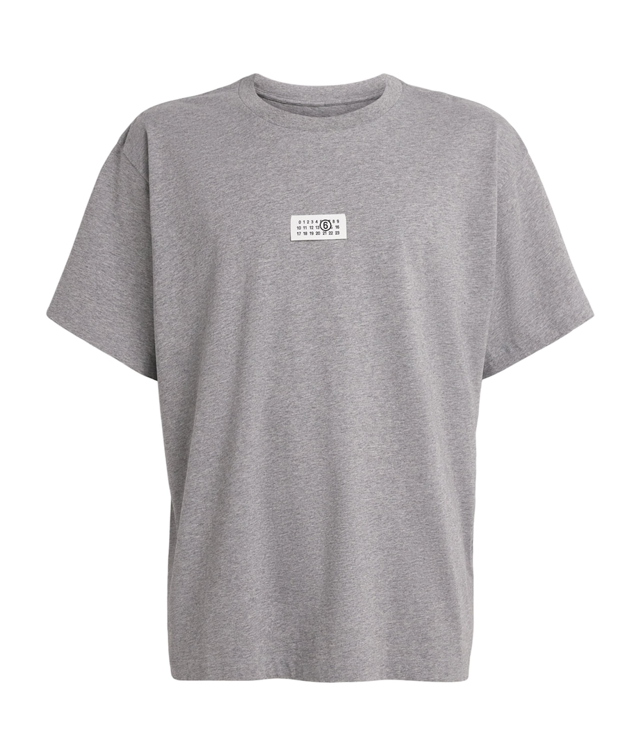 Cotton Numeric Tab T-Shirt 856M Image 1