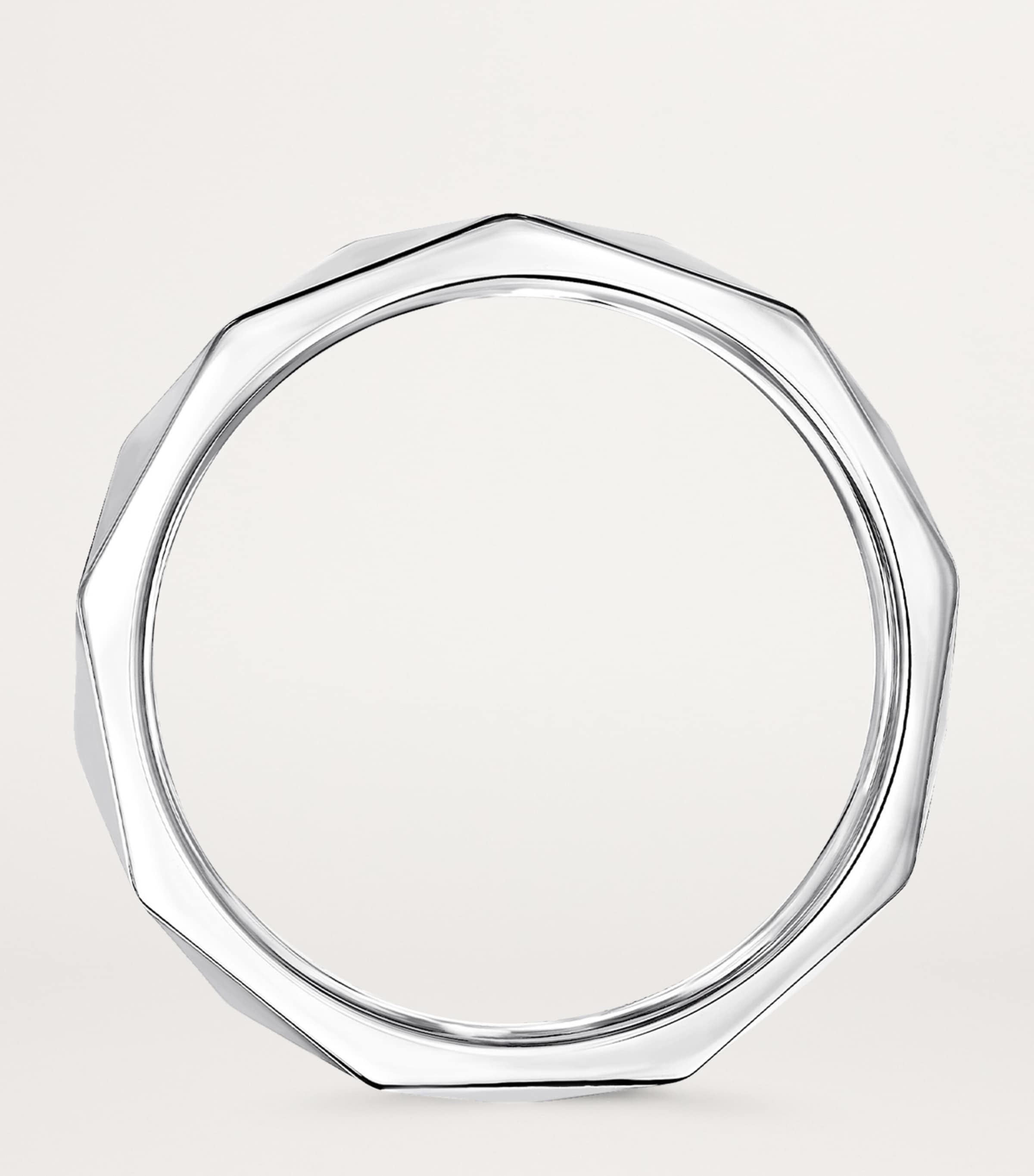 White Gold Laurence Graff Signature Band (3.2mm) WHITE GOLD Image 3