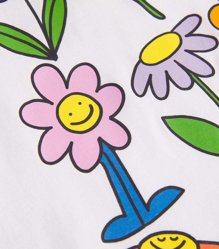 Cotton Flower Graphic T-Shirt (3-14+ Years) 100WHITE Image 4