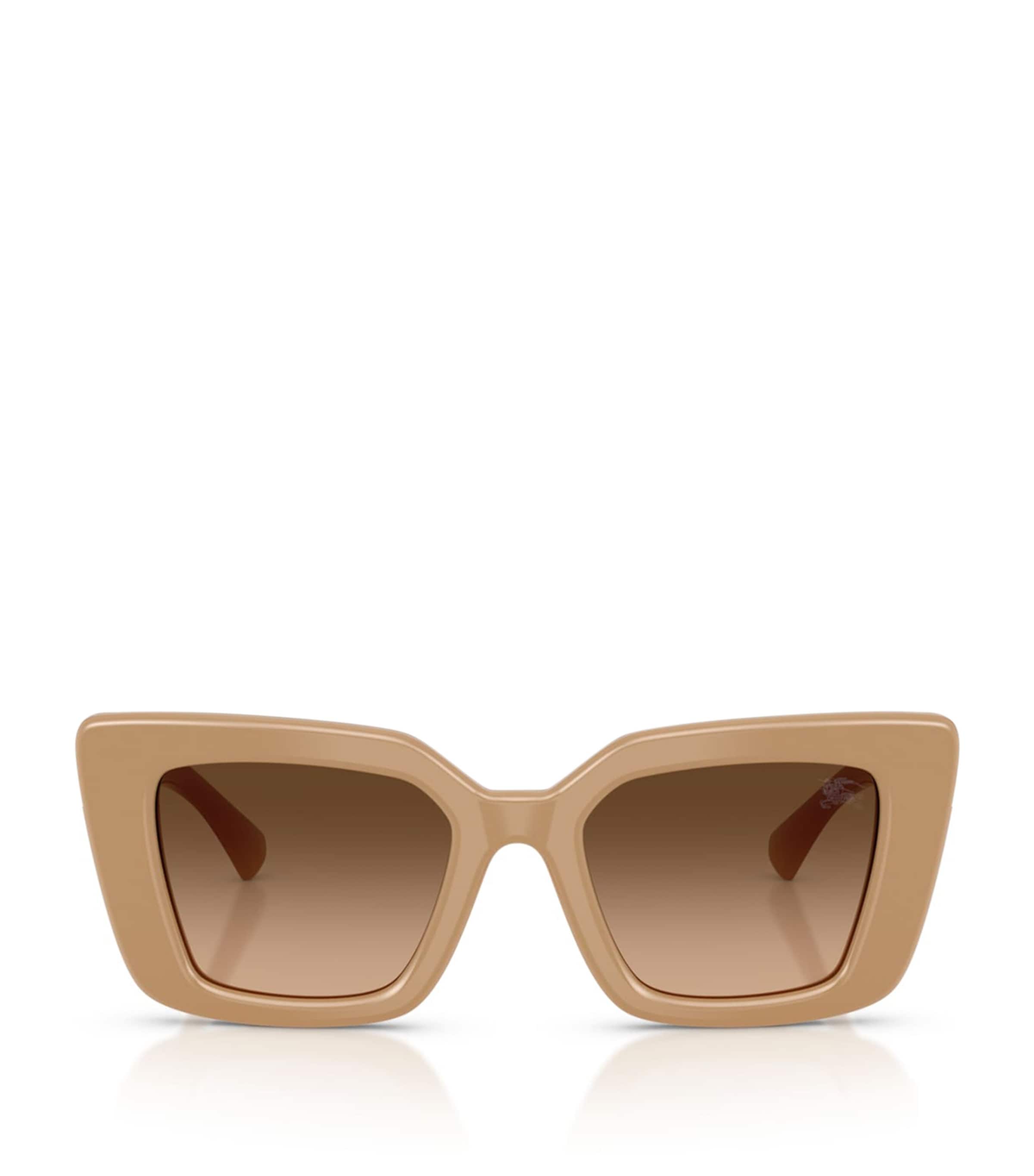 Burberry Oversized Cat Eye Sunglasses In Brown
