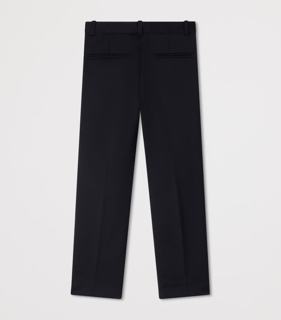 Virgin Wool Suit Trousers (10-14 Years) MARINE Image 2