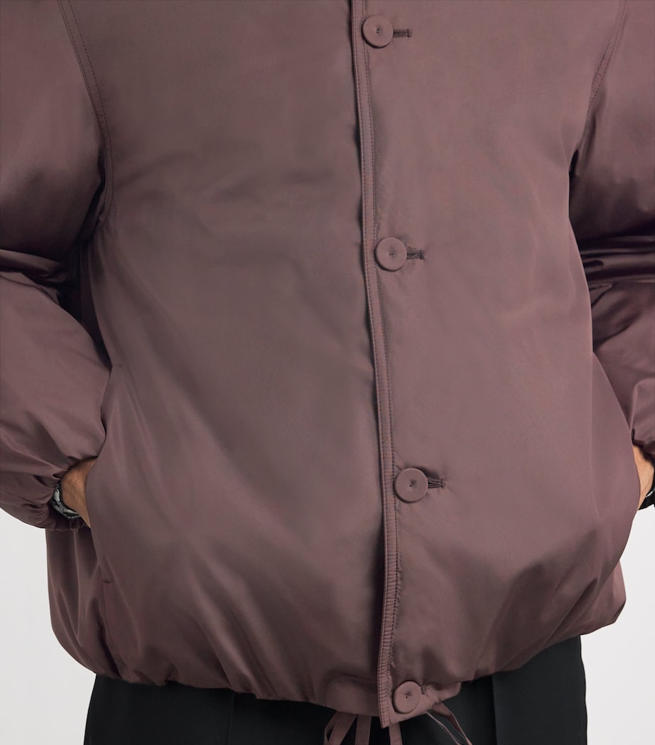 Padded Down Jacket CHESTNUT BROWN Image 6