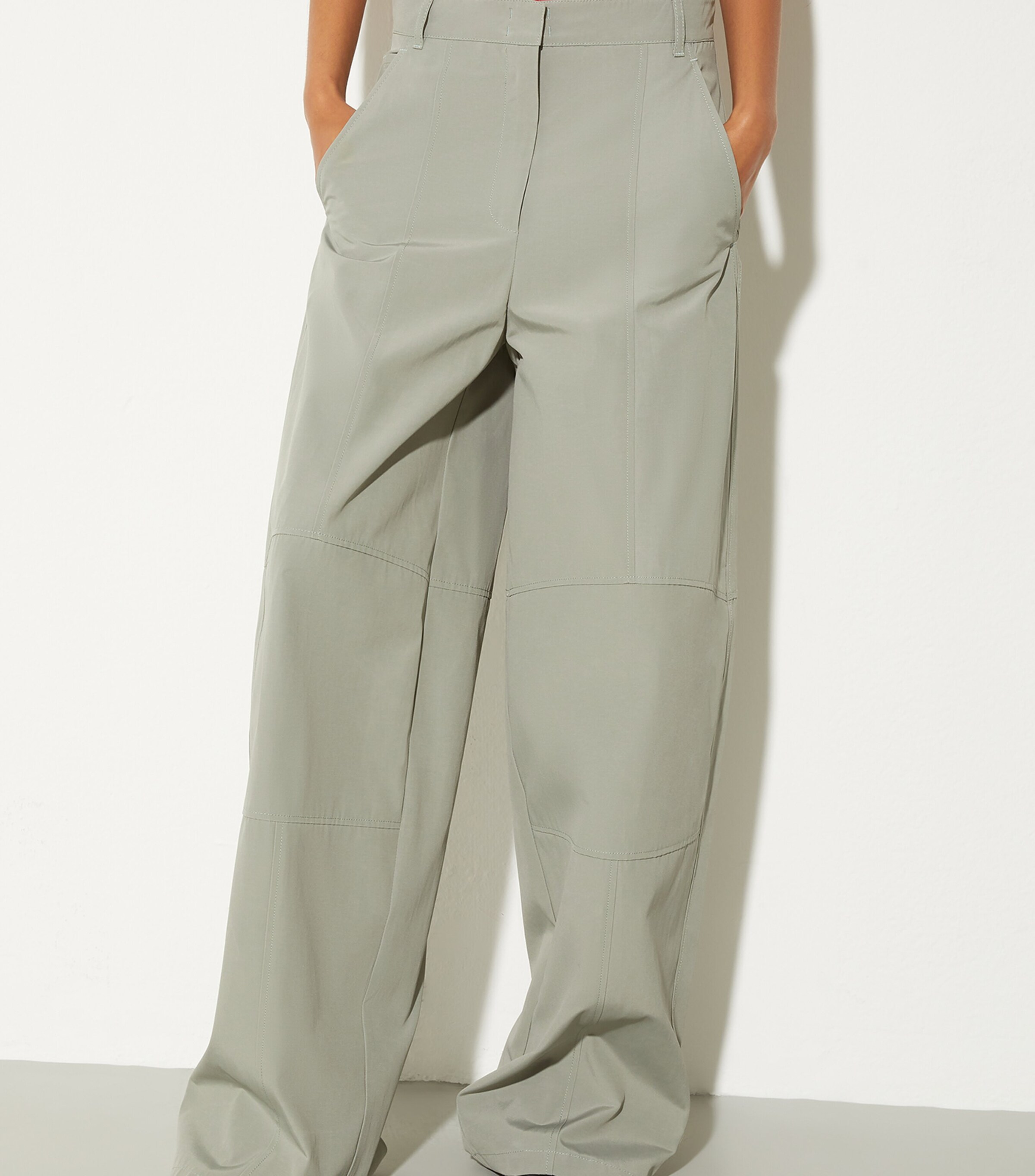 MAX&Co. Womens Relaxed Trousers Sage Image 3