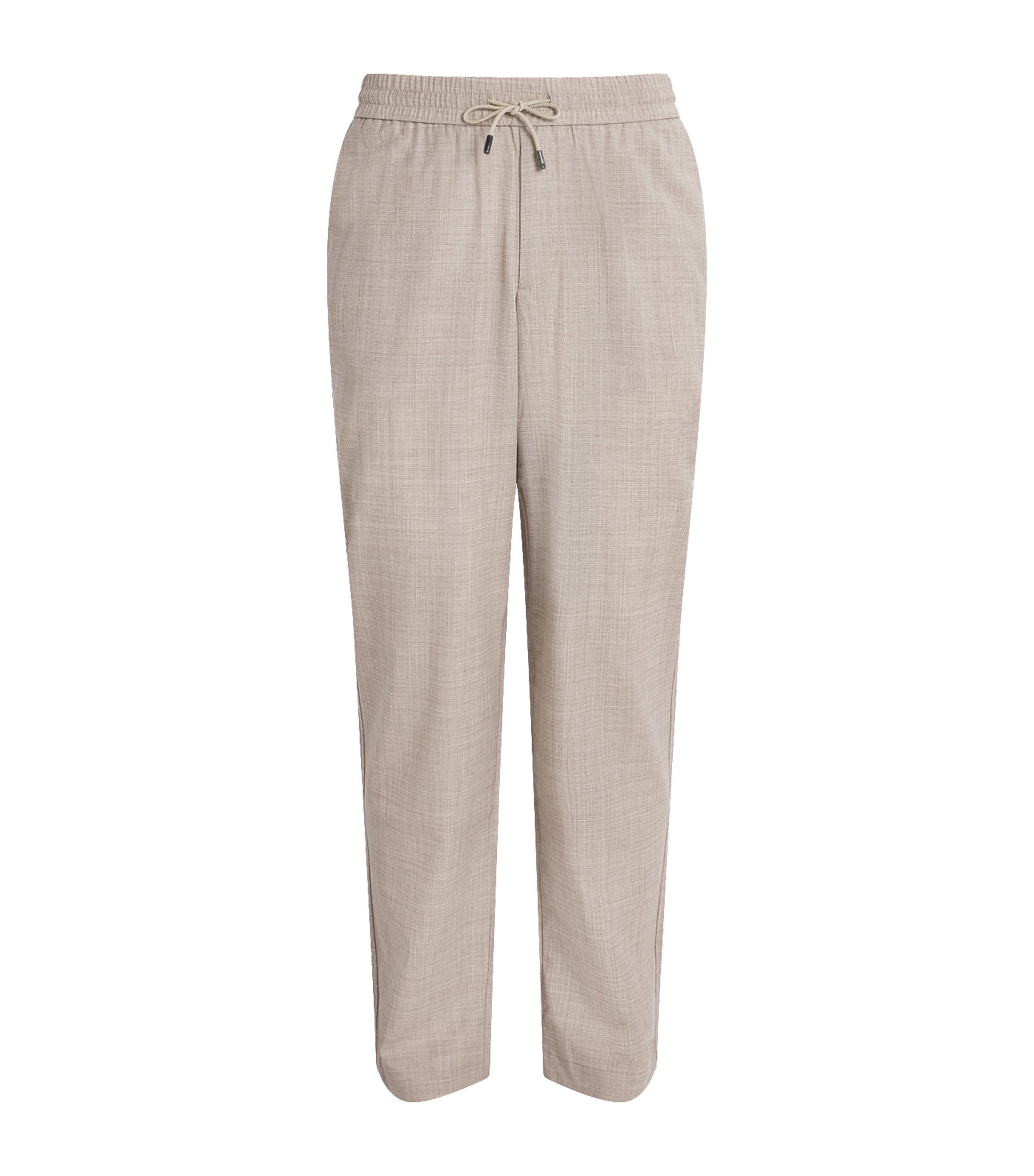Sease Mens Linen-Cotton Summer Mindset Trousers Driftwood Image 1