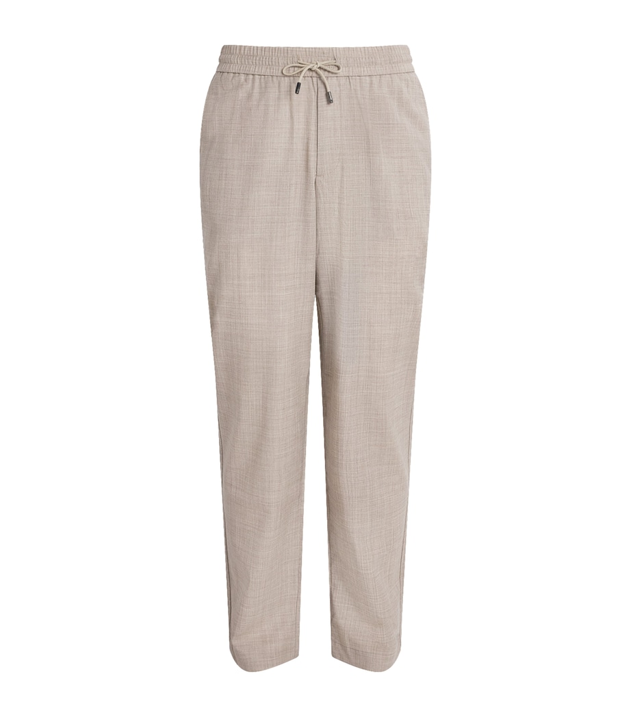 Sease Mens Linen-Cotton Summer Mindset Trousers Driftwood Image 1