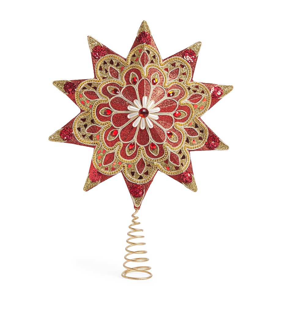 Embellished Star Tree Topper MULTI Image 1