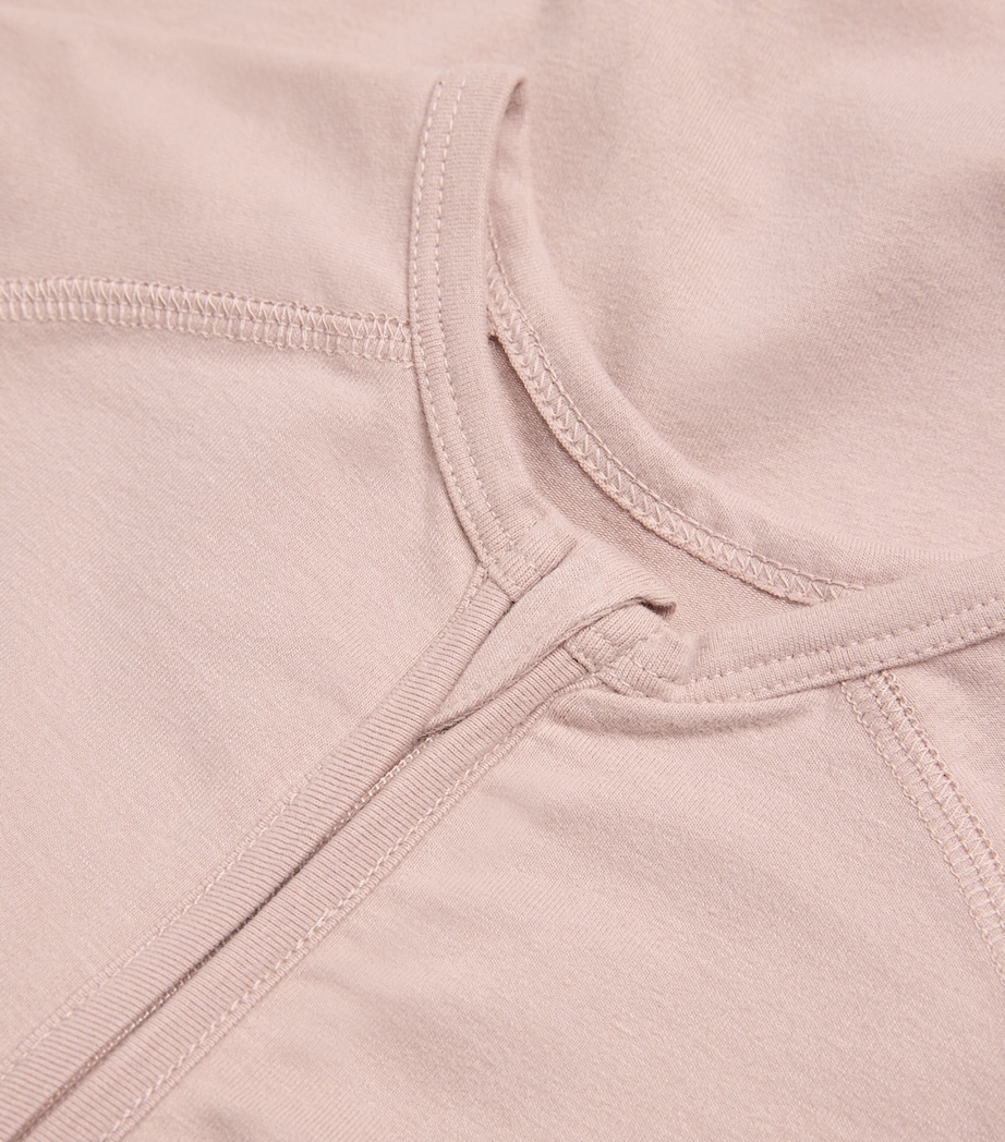 Organic Cotton-Blend Essentials All-In-One (0-12 Months) PALE PINK Image 3