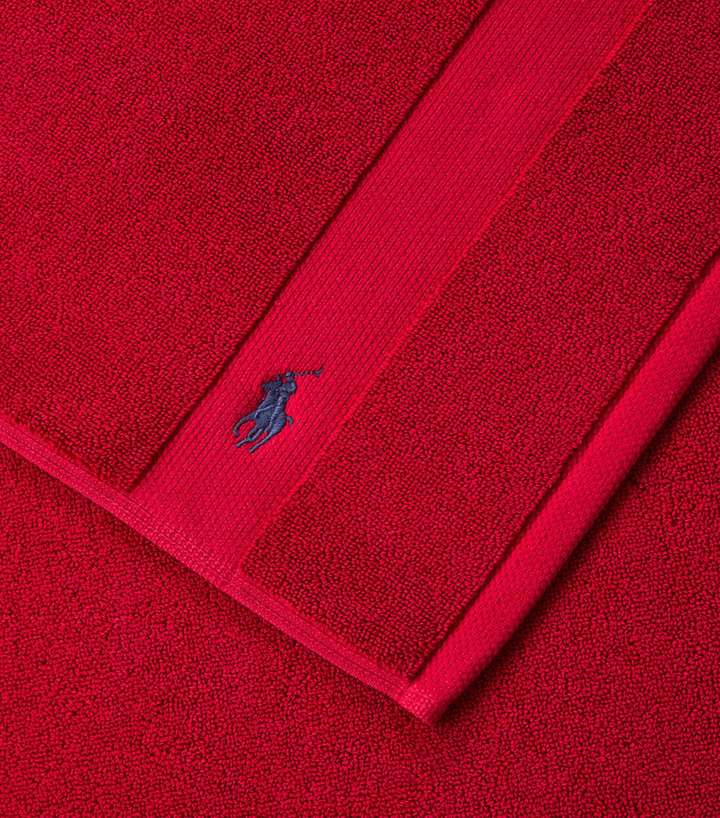 Polo Player Bath Mat (55cm x 90cm) RED 2000 Image 3