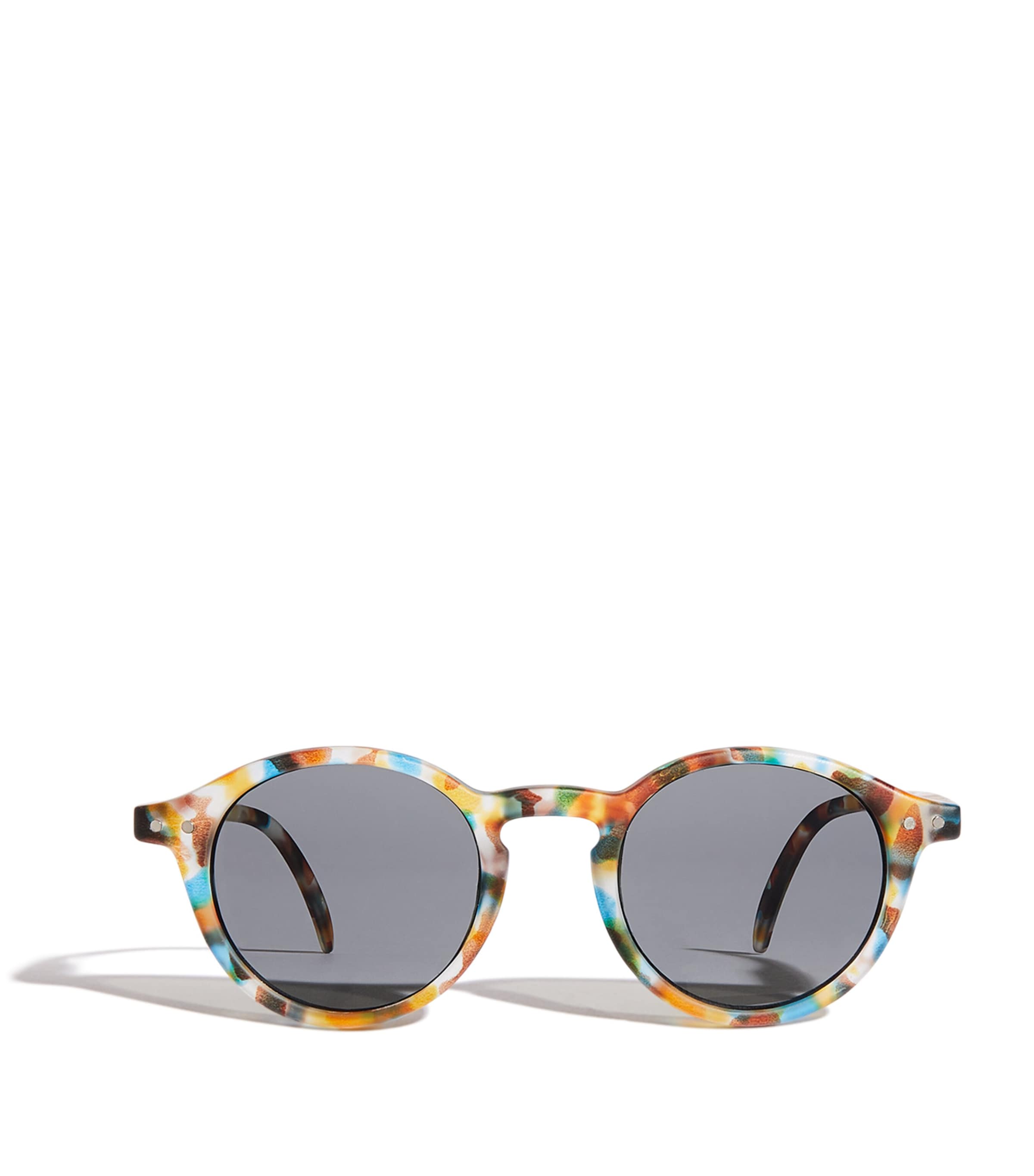 Round Sunglasses BLUE TORTOISE GREY Image 1