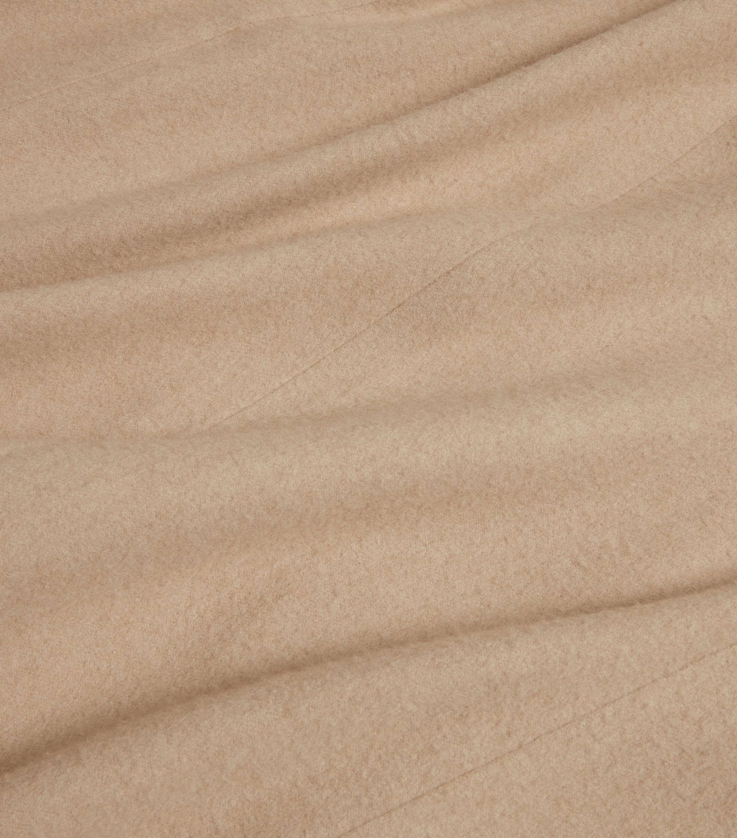 Camel Single-Breasted Overcoat 290BLONDE CAMEL Image 6