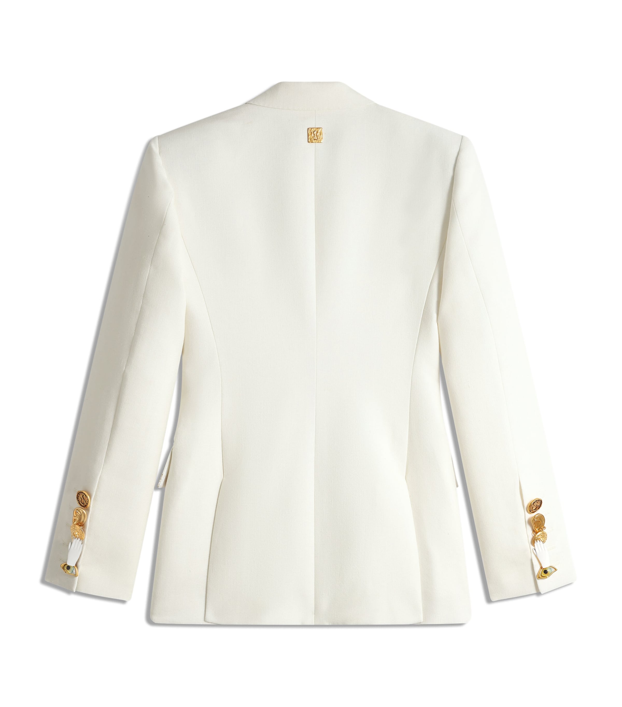 Schiaparelli Womens Measuring Tape Jacket White Image 6