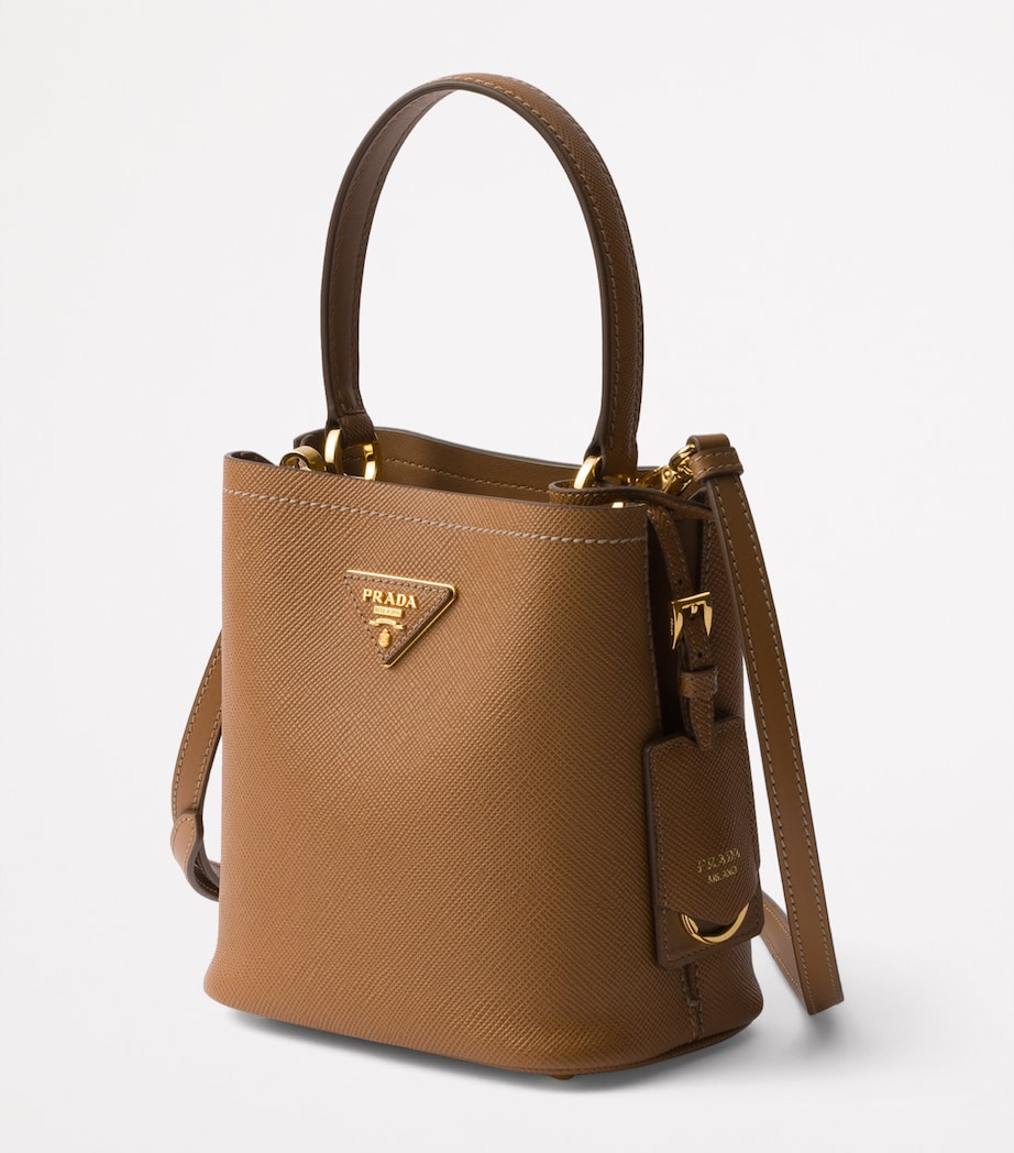 Saffiano Leather Panier Top-Handle Bag F03BH Image 2