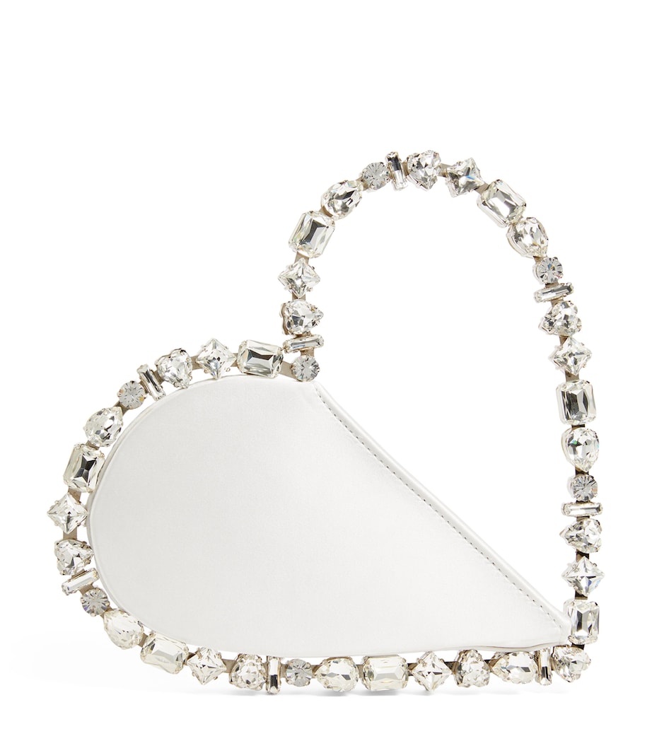 L'Alingi Embellished Taliya Love Clutch Bag White Image 1