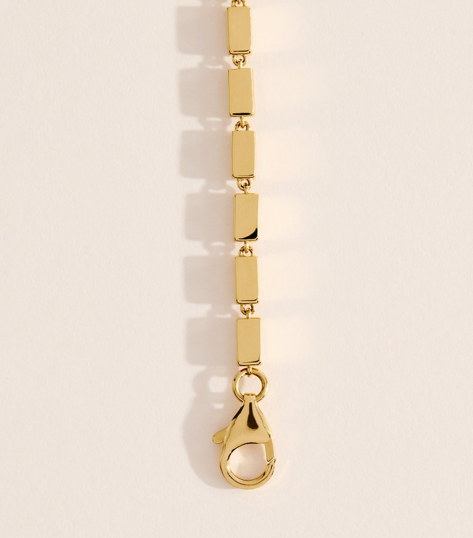 Suzanne Kalan Yellow Gold Block-Chain ID Bracelet Yg/solid Image 5