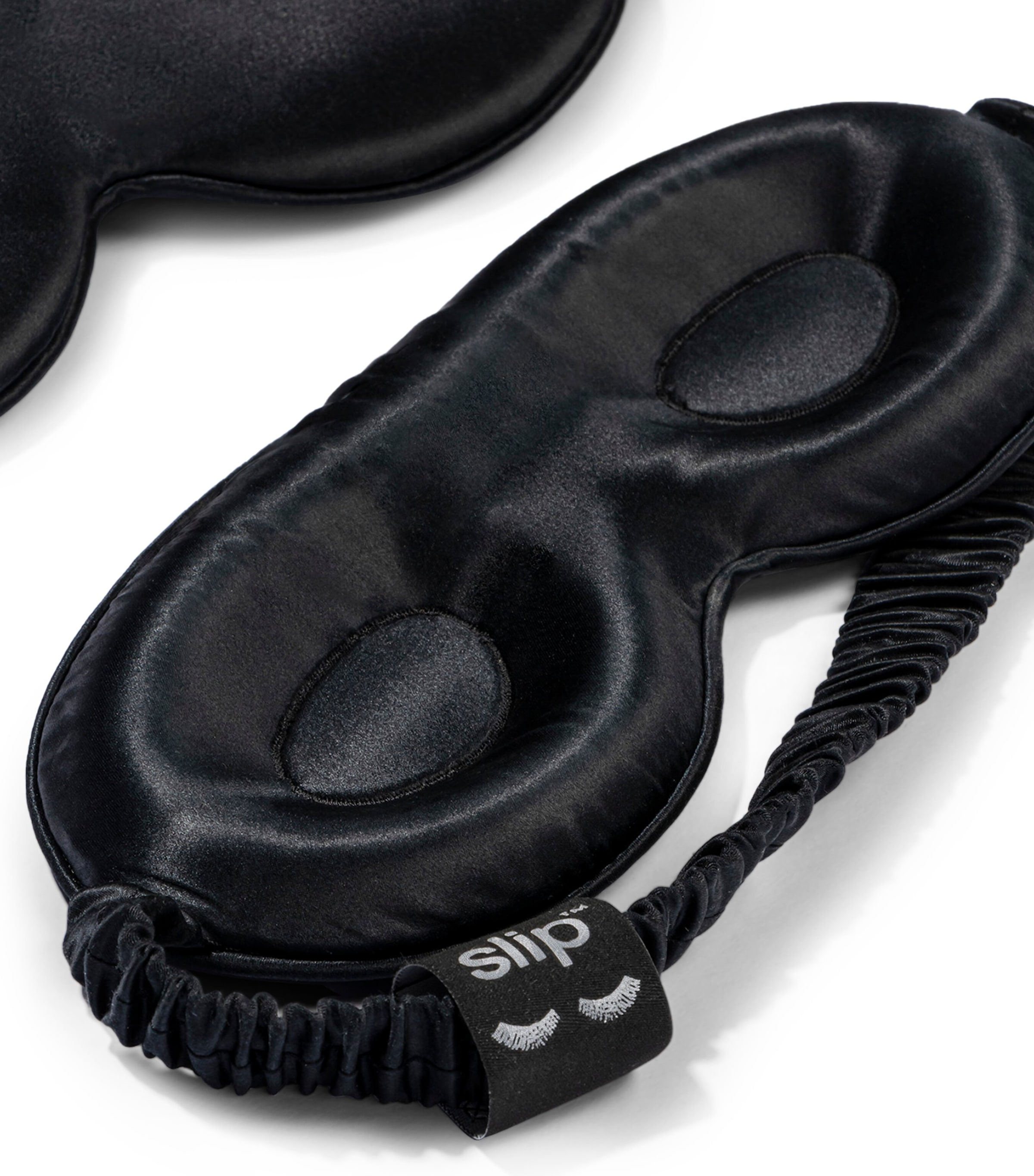 Silk Contour Sleep Mask BLACK Image 5