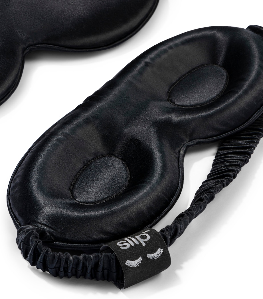 Silk Contour Sleep Mask BLACK Image 5
